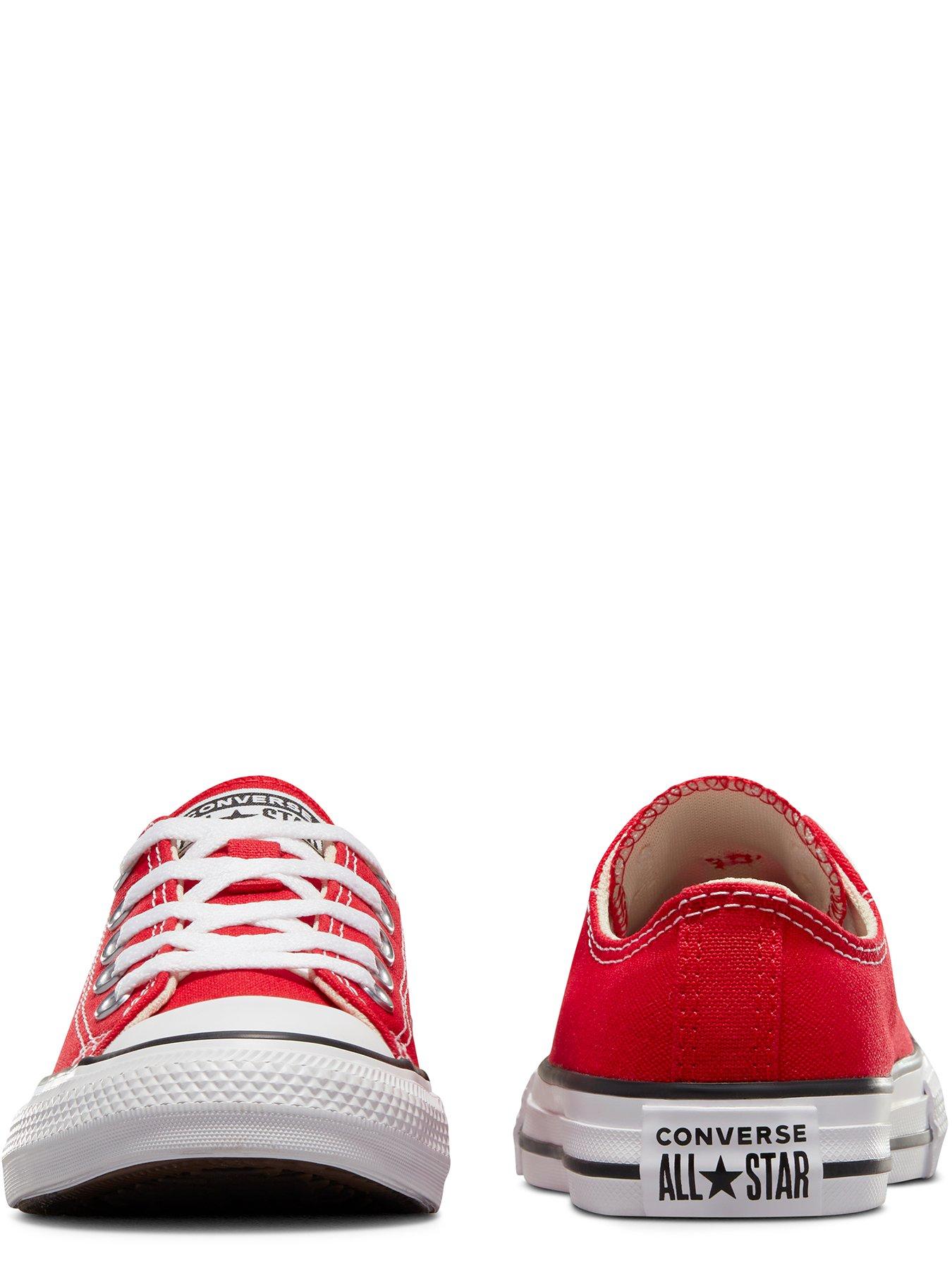 Image 2 of 7 of Converse Kids Unisex Ox Trainer - Red