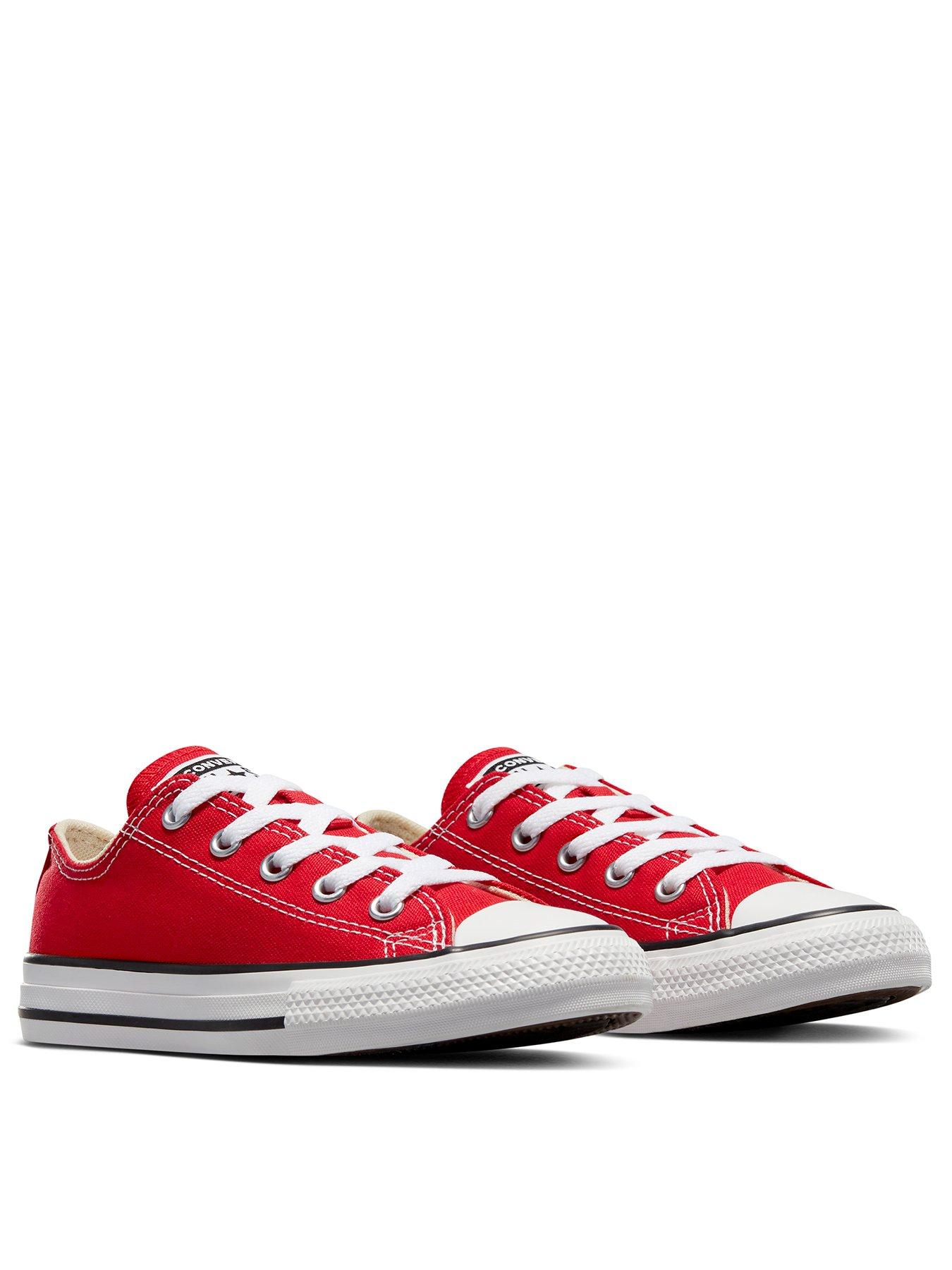 Image 3 of 7 of Converse Kids Unisex Ox Trainer - Red