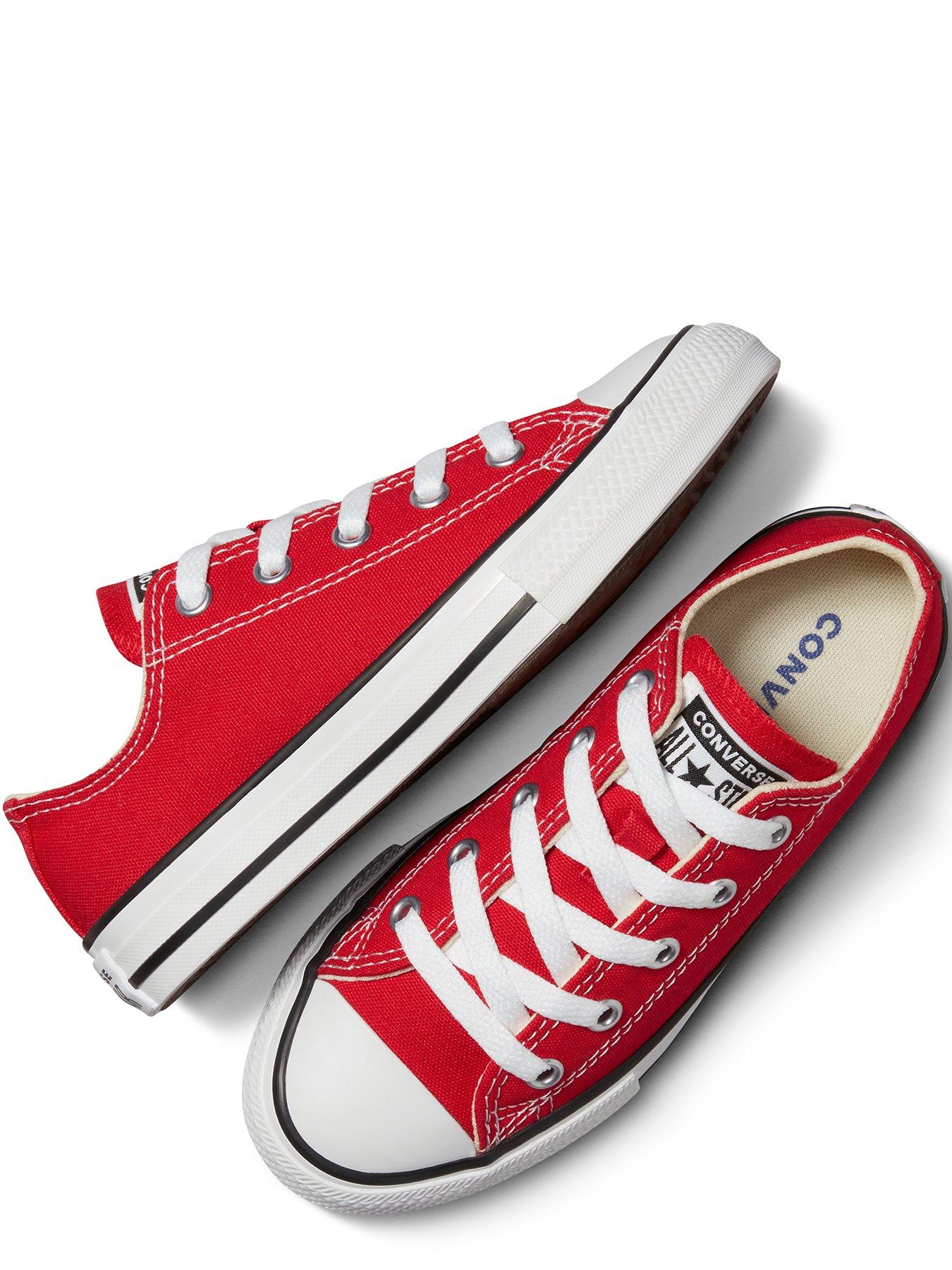 Image 4 of 7 of Converse Kids Unisex Ox Trainer - Red