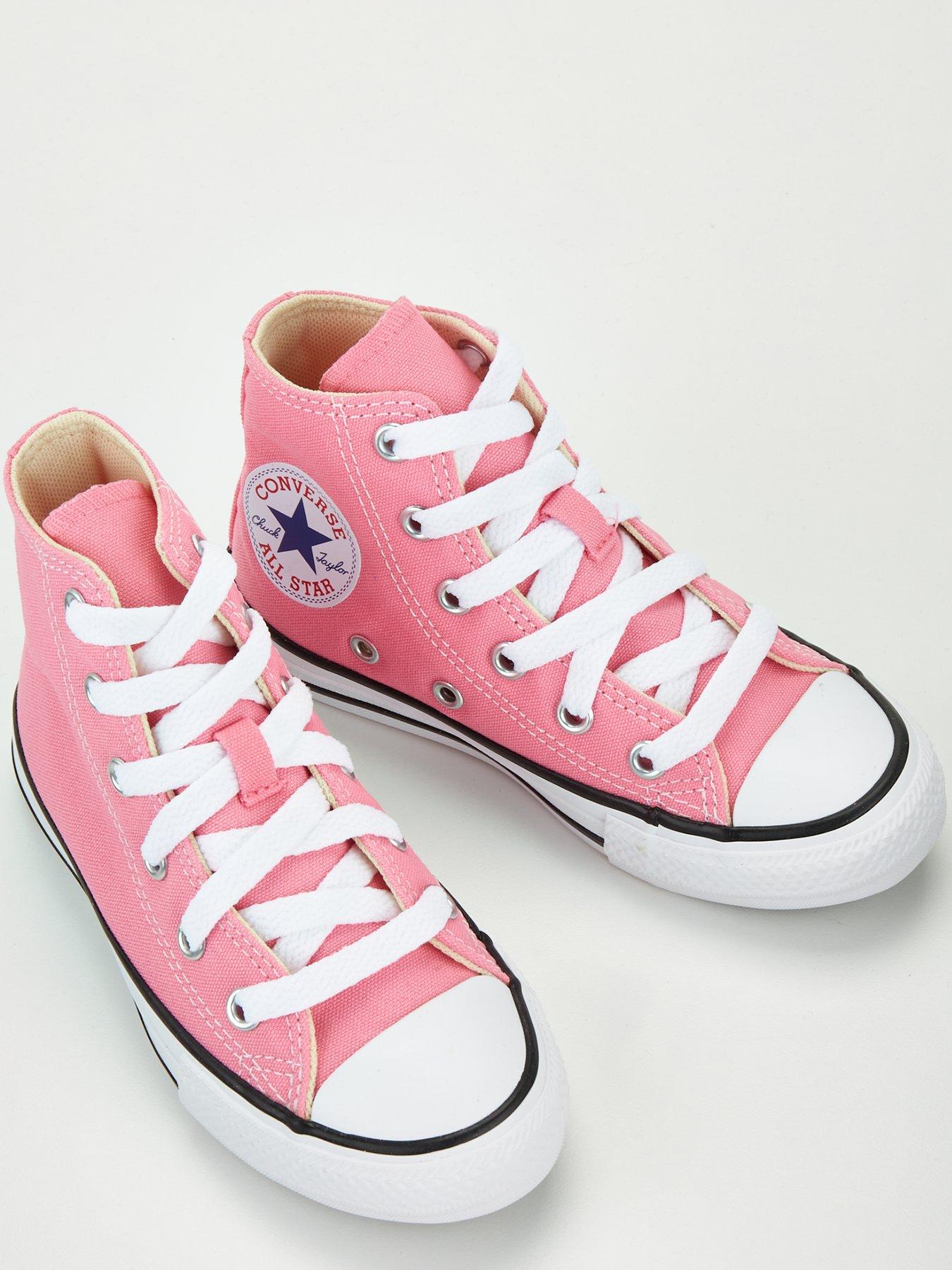 converse-kids-girls-hi-top-trainers-pinkstillFront