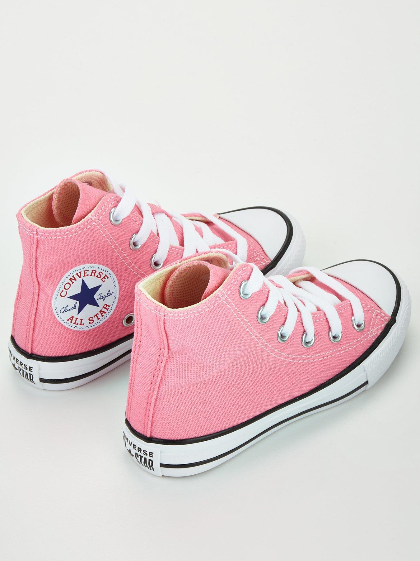 converse-kids-girls-hi-top-trainers-pinkstillFront