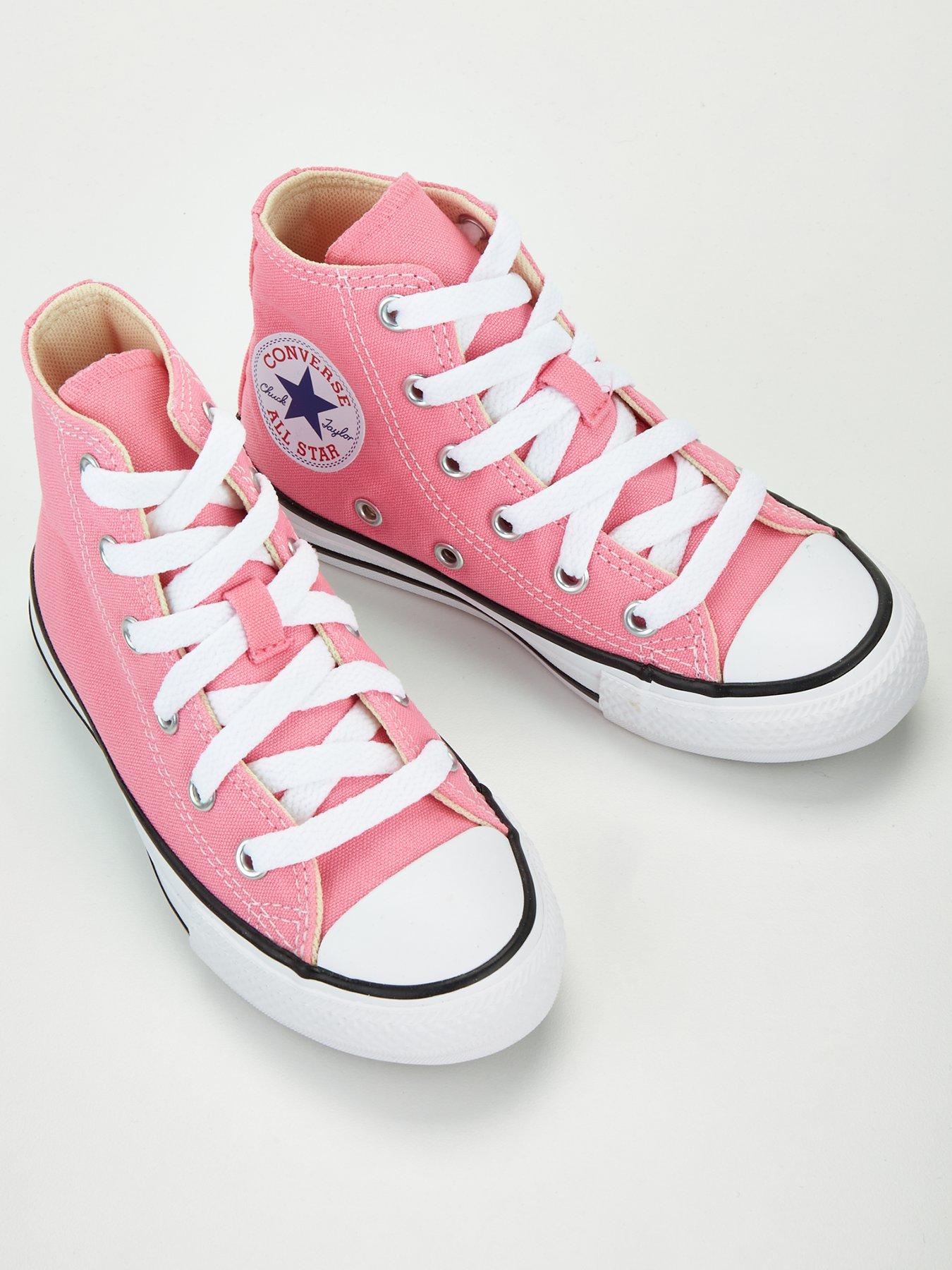 converse-kids-girls-hi-top-trainers-pinkback