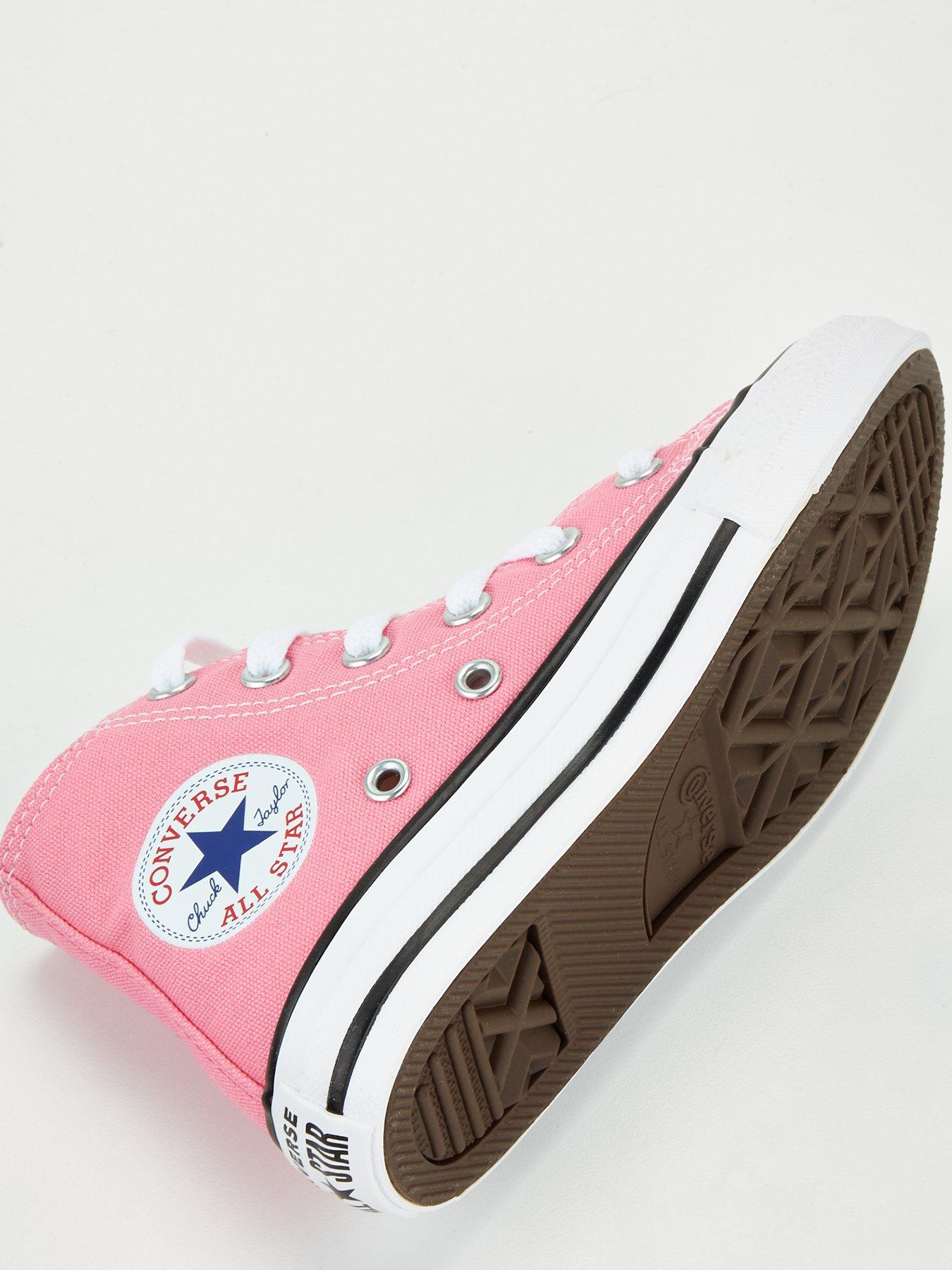 converse-kids-girls-hi-top-trainers-pinkdetail