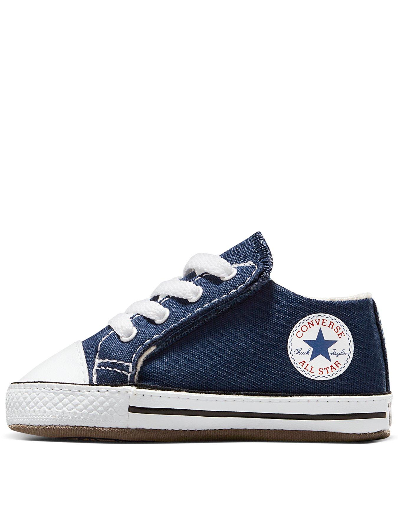 Converse Chuck Taylor All Star Cribster Canvas Mid Top Trainers - Navy