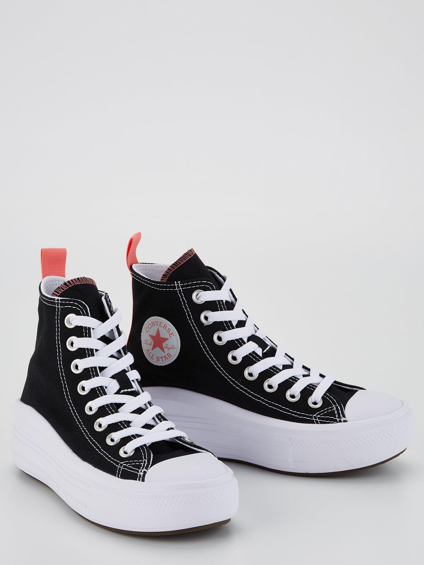 converse-junior-girls-move-canvas-hi-top-trainers-blackstillFront