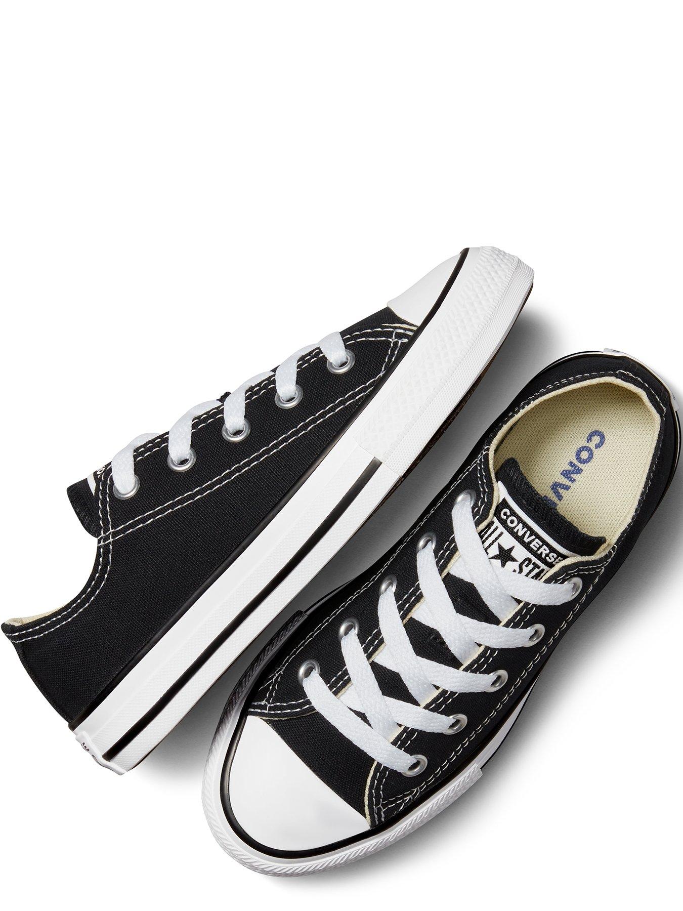 Image 4 of 7 of Converse Kids Unisex Ox Trainer - Black