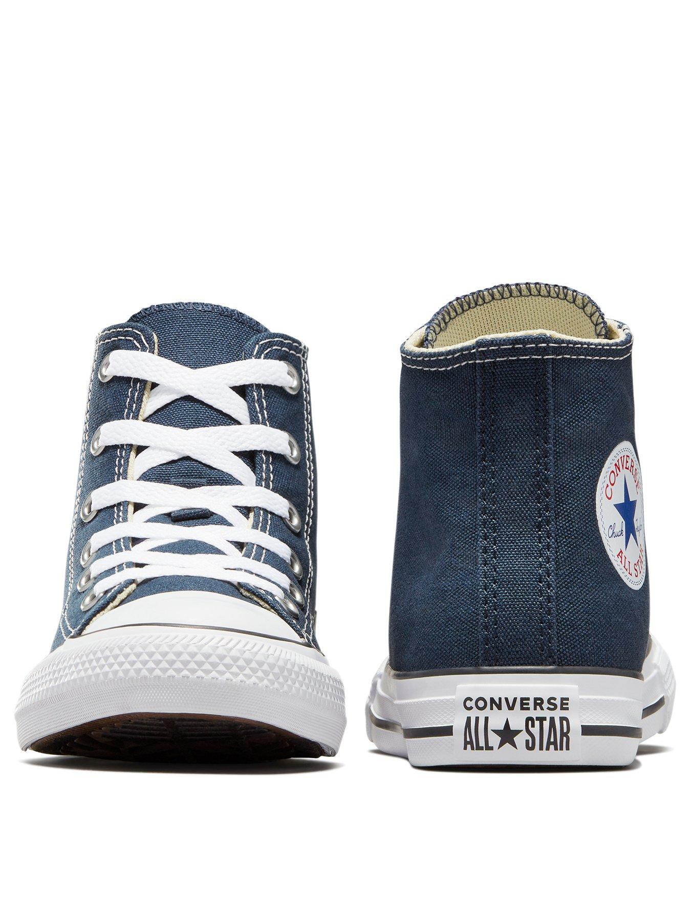 Image 3 of 7 of Converse Unisex Kids Hi Top Trainers - Navy