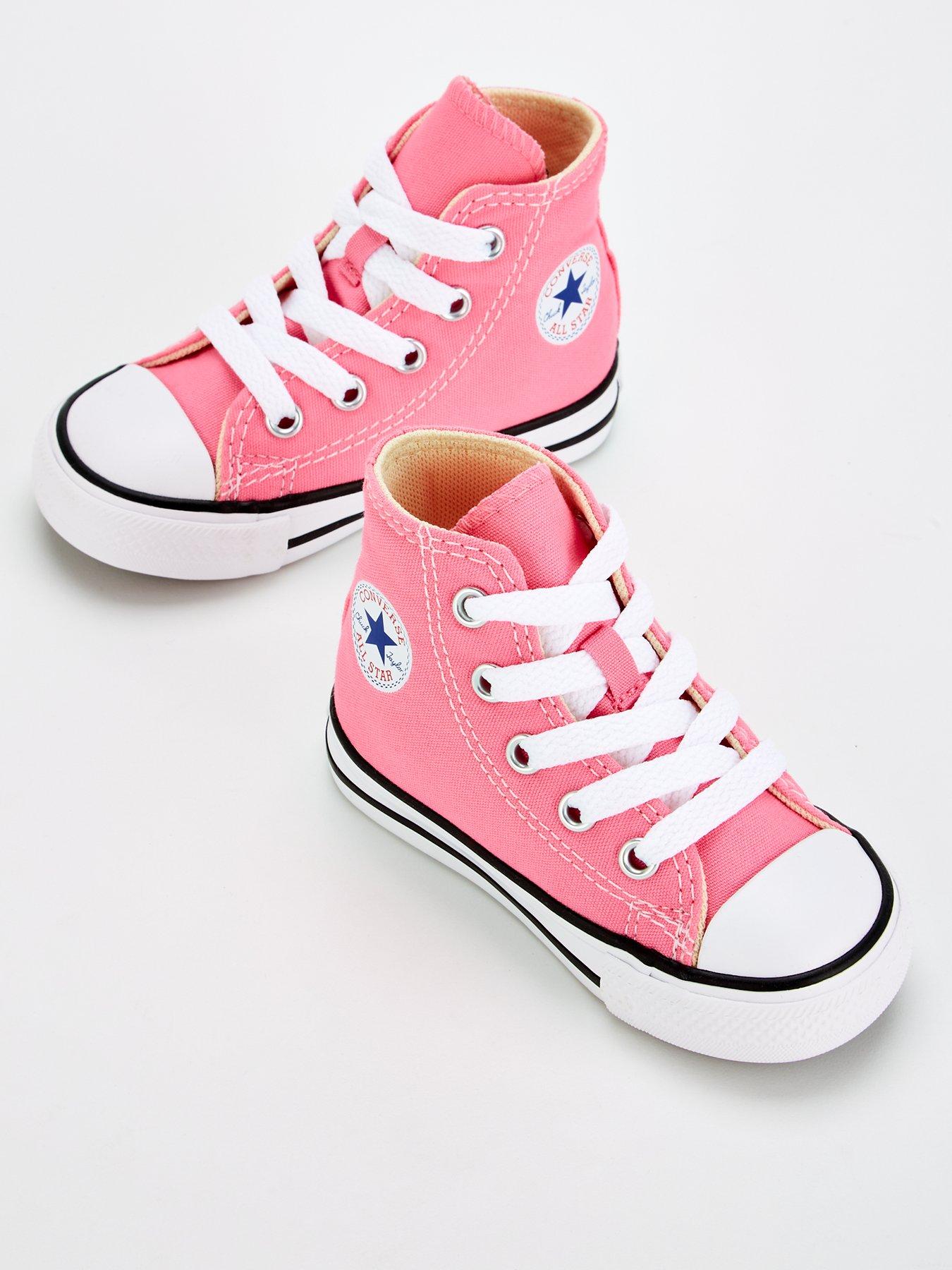 converse-infant-girls-hi-top-trainers-pinkstillFront