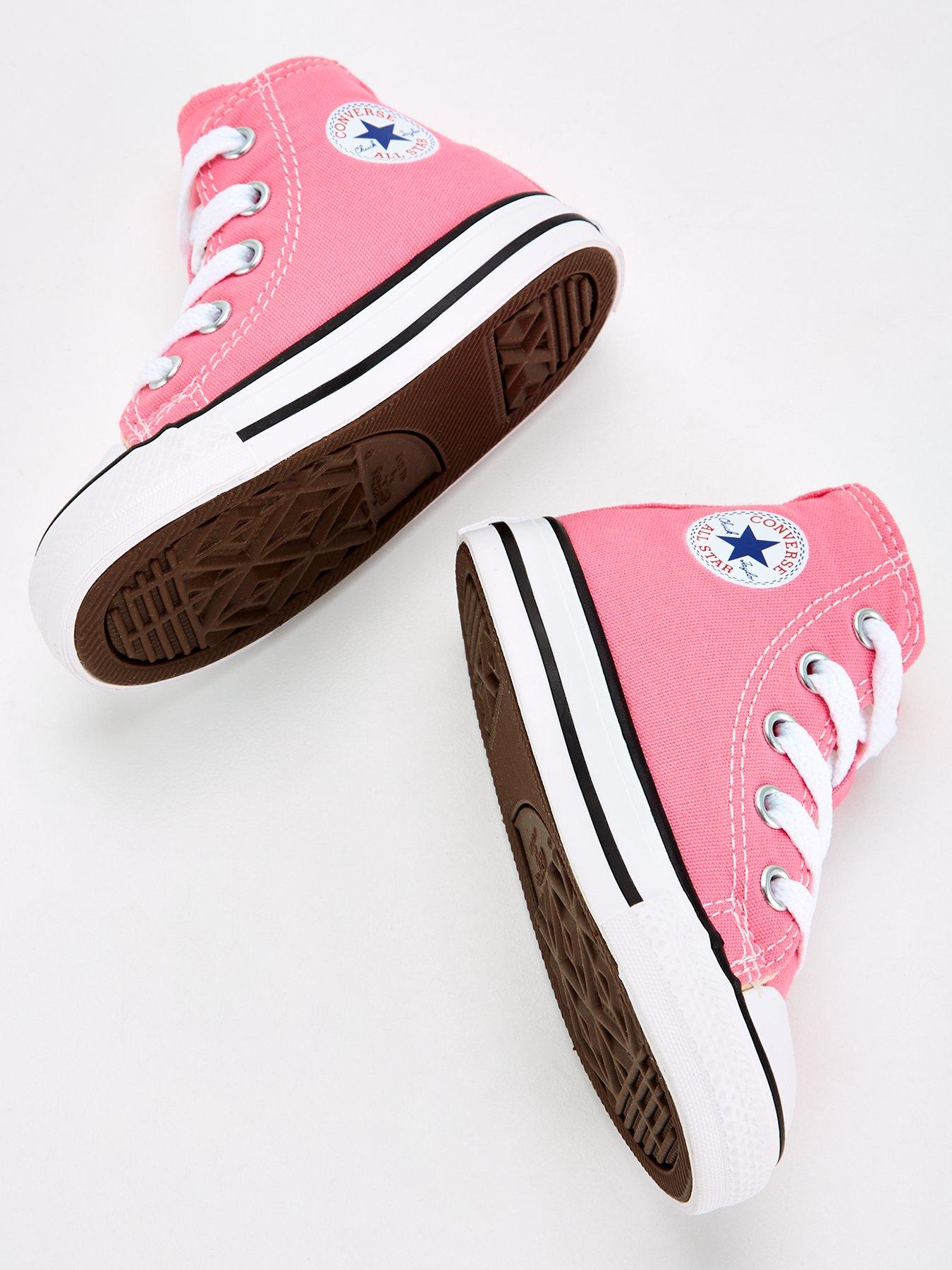 converse-infant-girls-hi-top-trainers-pinkdetail