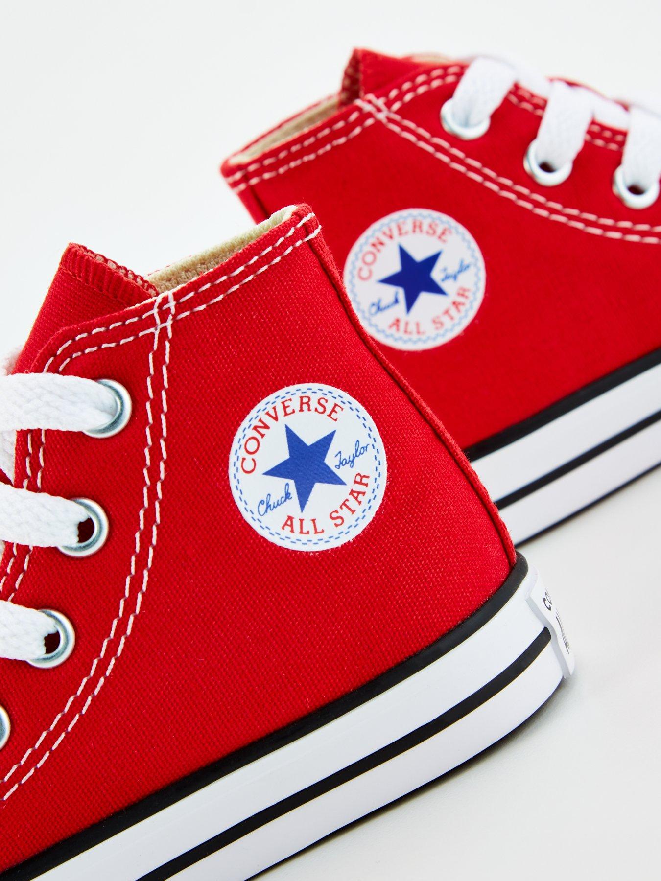 Image 6 of 7 of Converse Infant Hi Trainer - Red