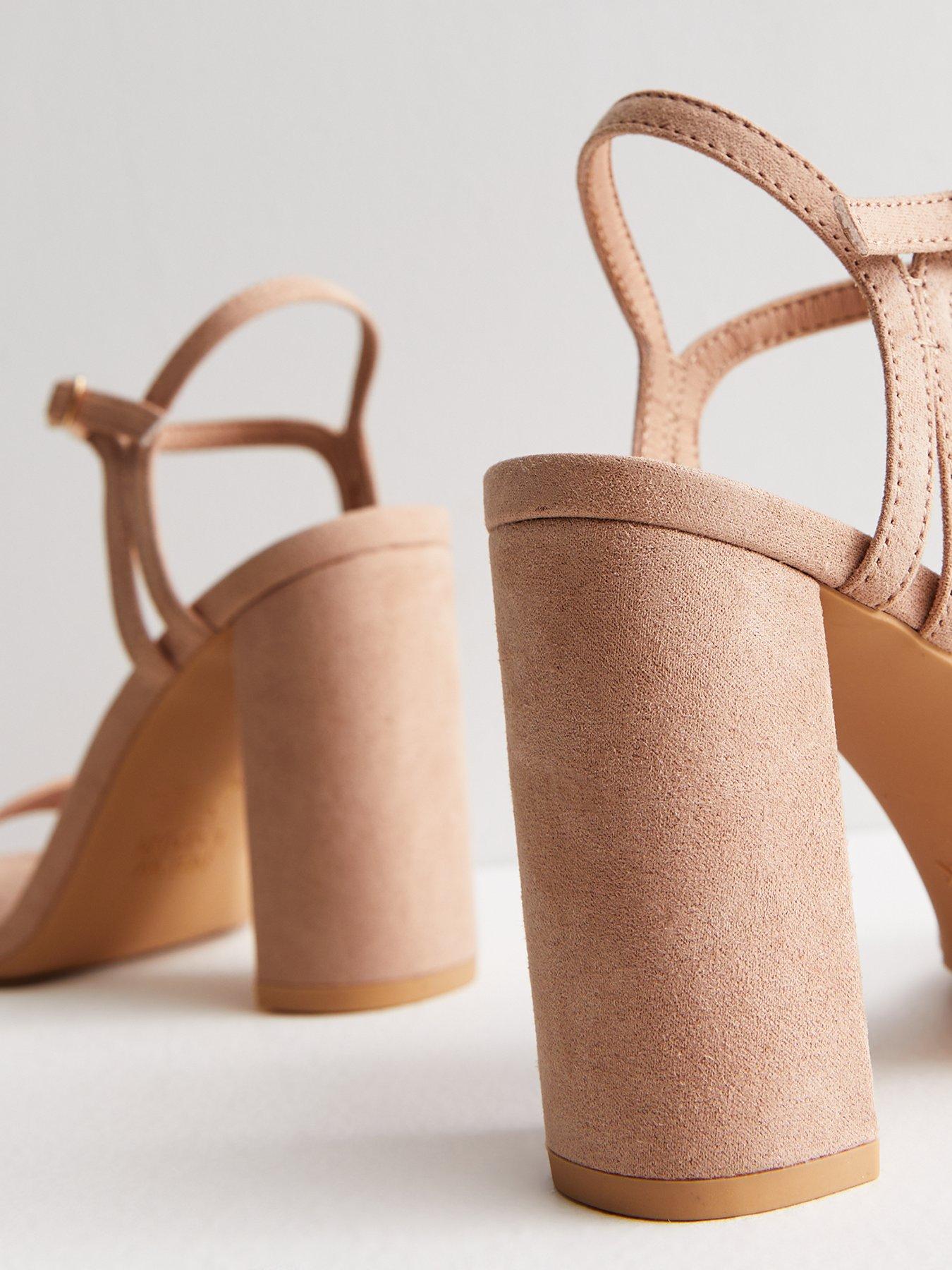 Pink suede heels deals new look