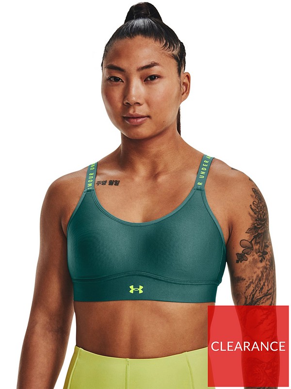 UNDER ARMOUR Infinity Mid Covered Sports Bra - Green