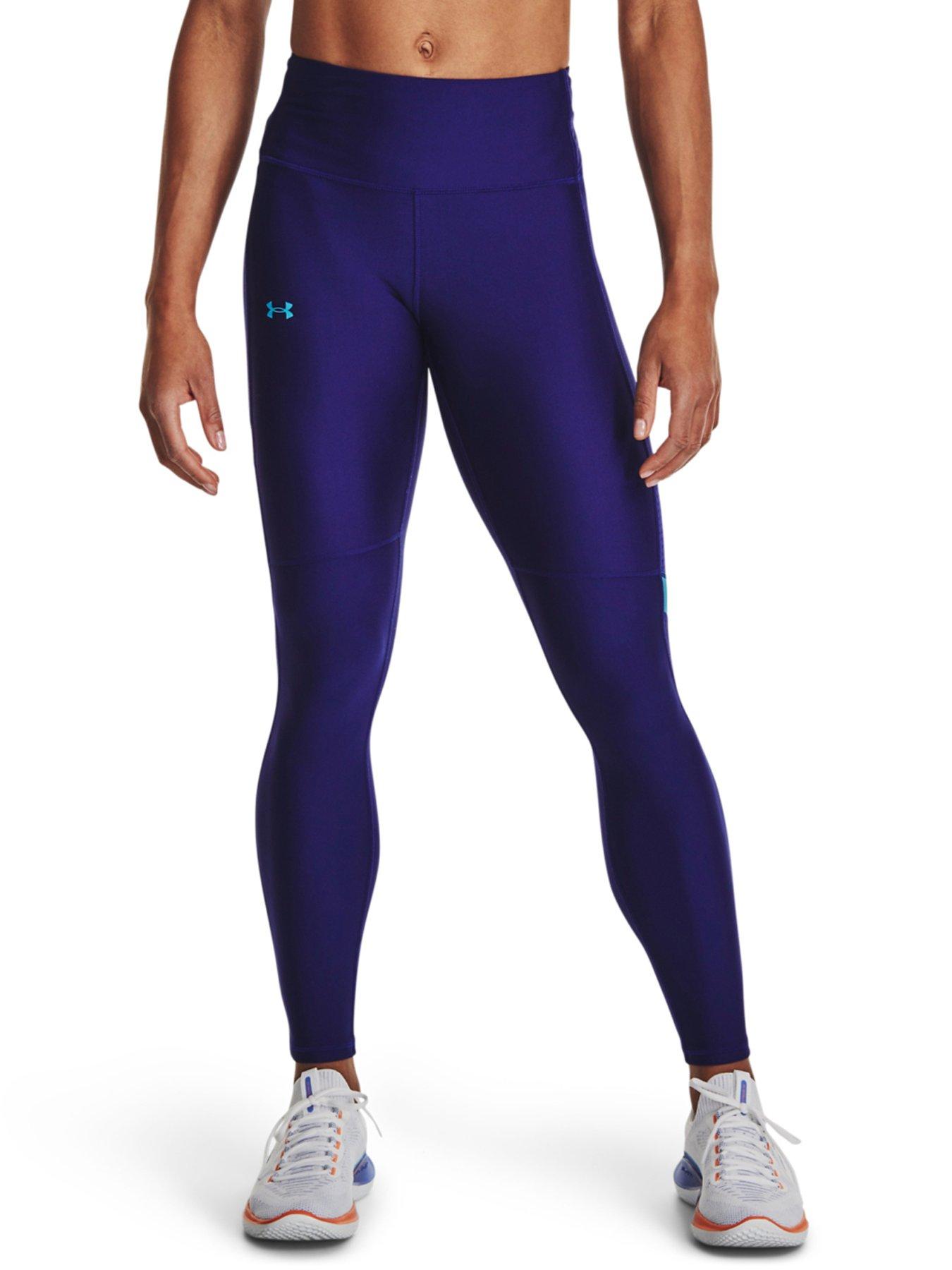 UNDER ARMOUR Mesh Panel Leggings - Blue