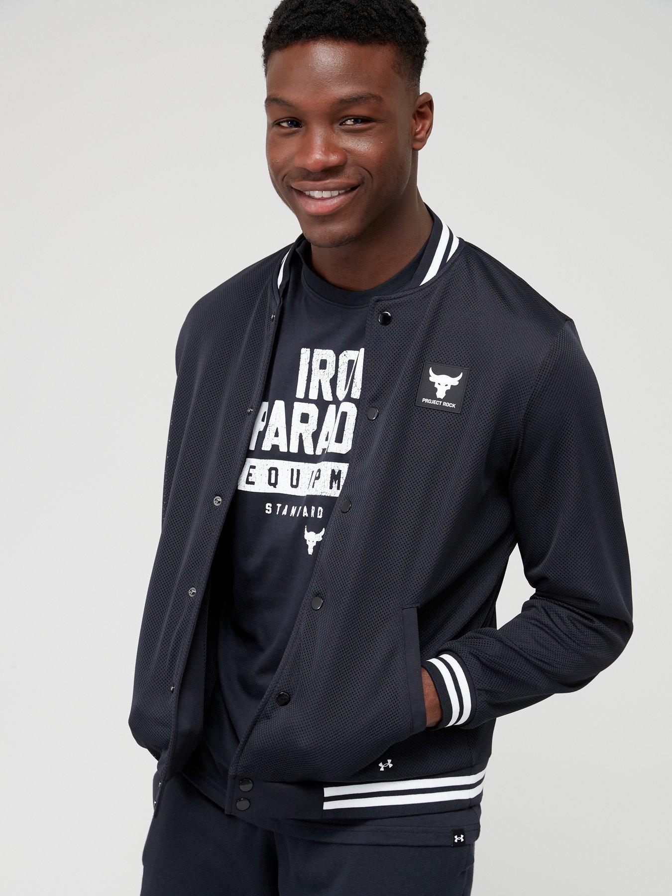 UNDER ARMOUR Training Project Rock Varsity Jacket - Black/White | Very Ireland