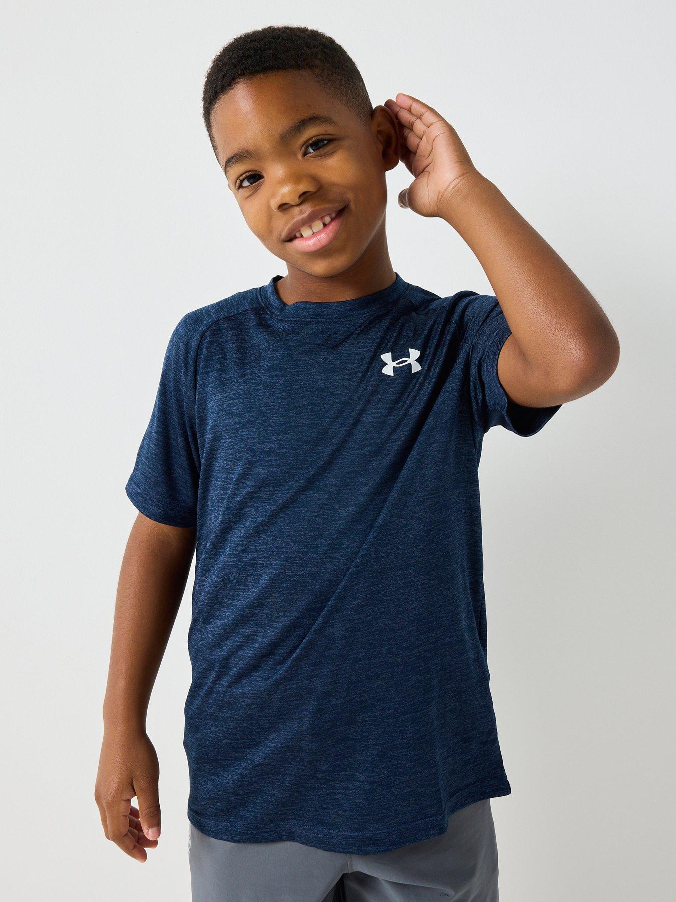 Under Armour Tech™ 2.0 Boys' Short Sleeve Midnight Navy / White YXS (48 - 50 in)