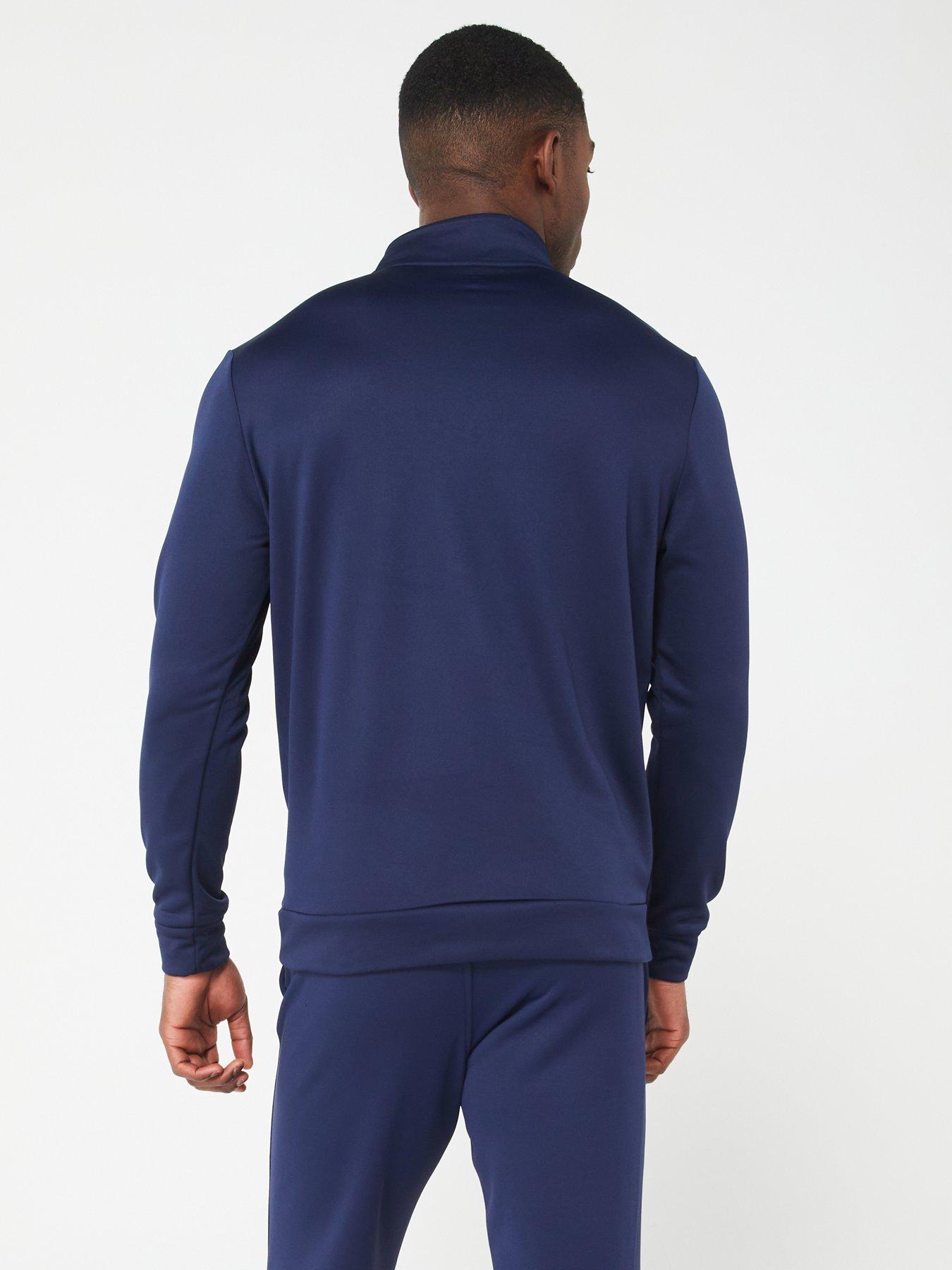 under-armour-mensnbsptraining-armour-fleece-14-zip-top-navystillFront