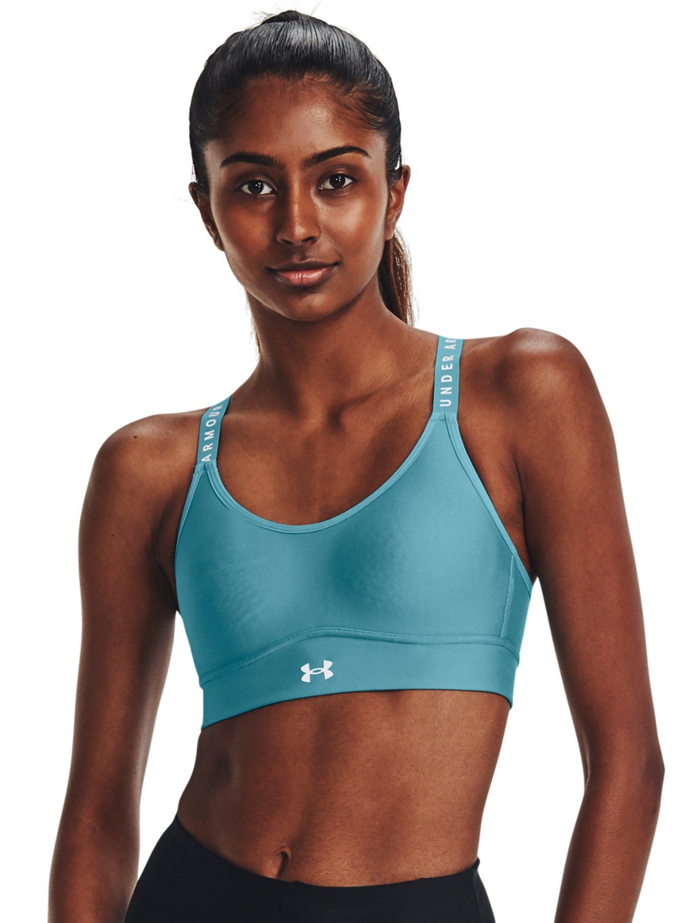 Quick Drying Straight Strap Longline Sports Bra With Chest Pad