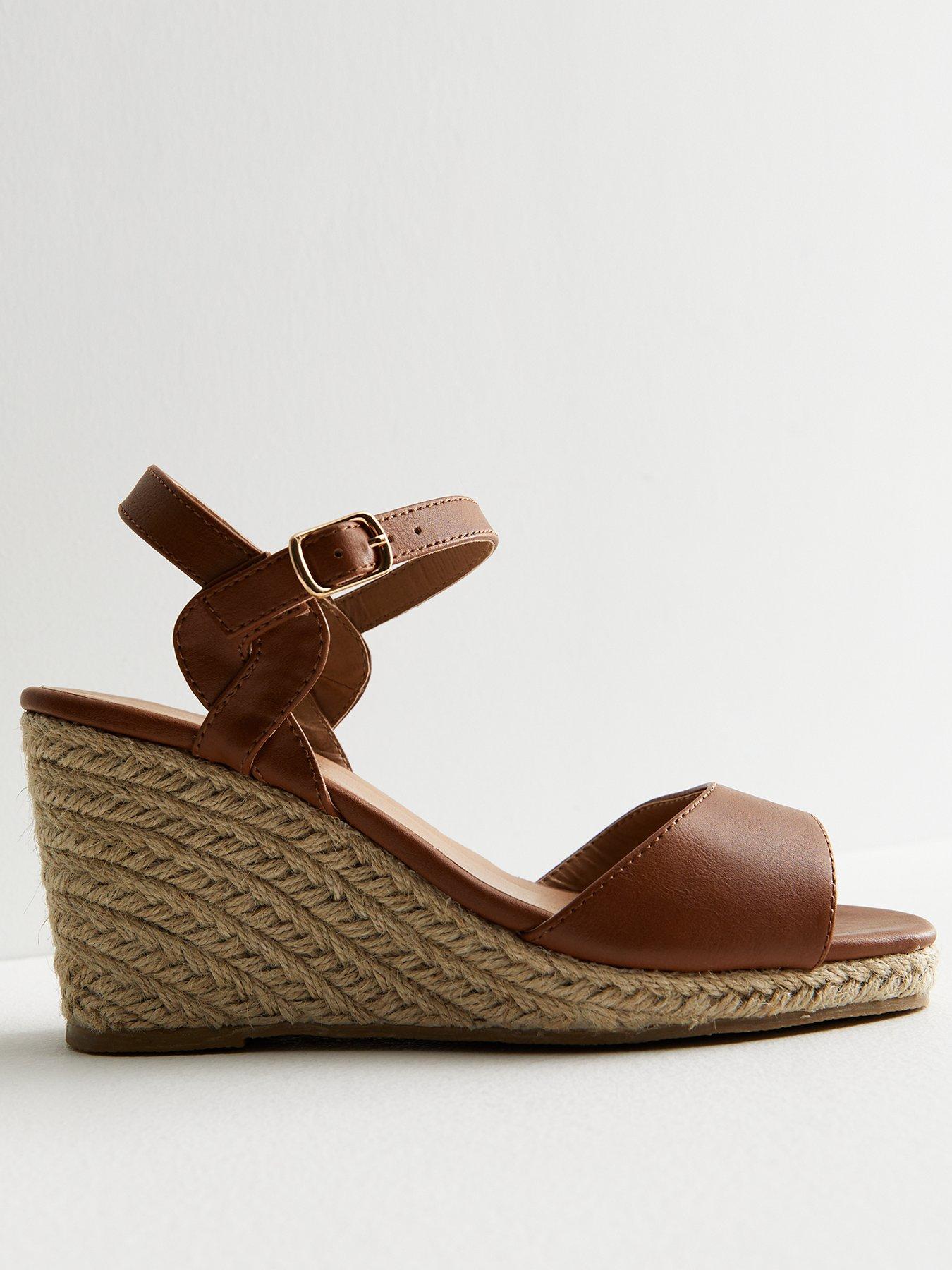 new-look-extra-wide-fit-tan-leather-look-espadrille-wedge-heel-sandalsfront