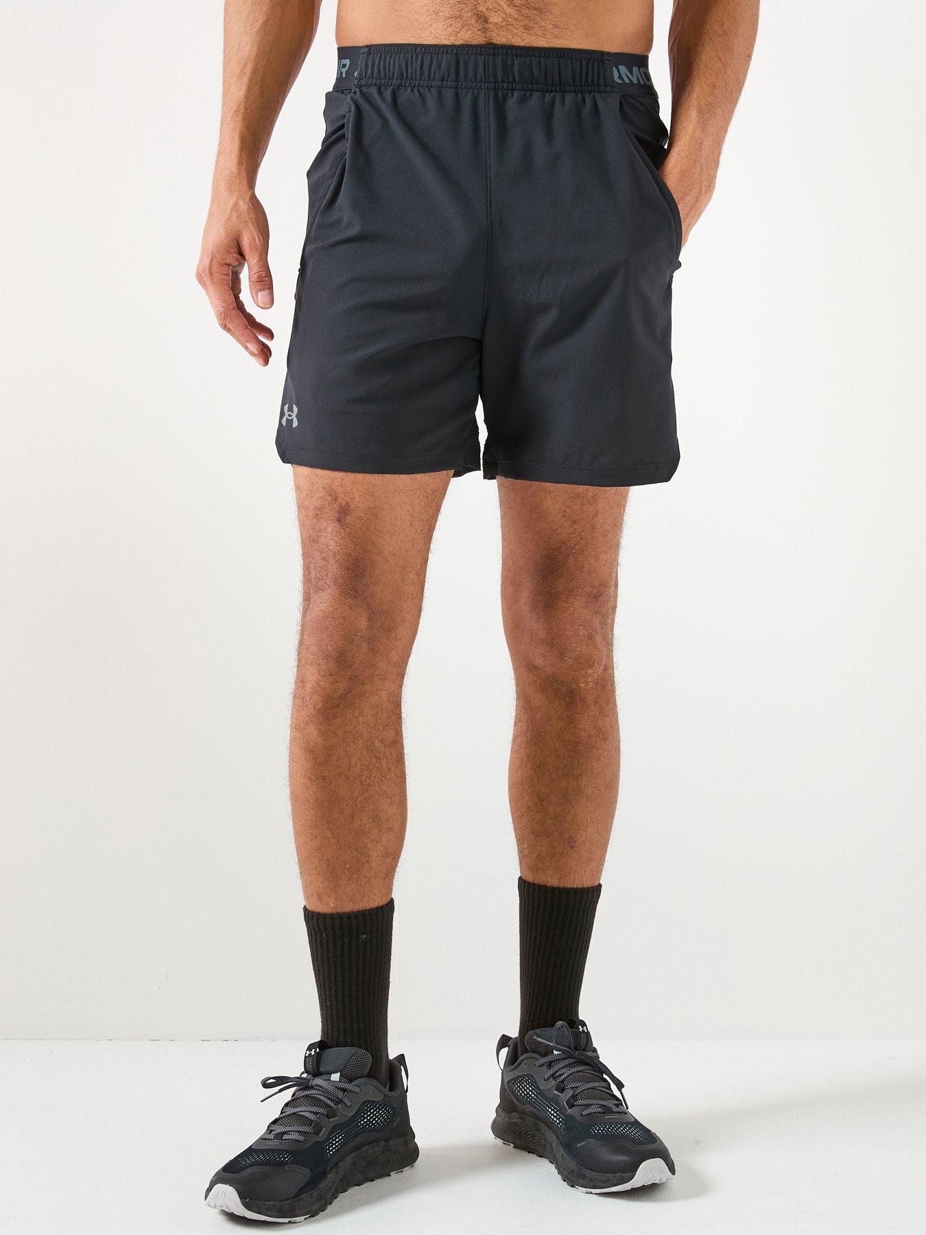 UNDER ARMOUR Men's Training Vanish Woven 6 Inch Shorts - Black/Grey