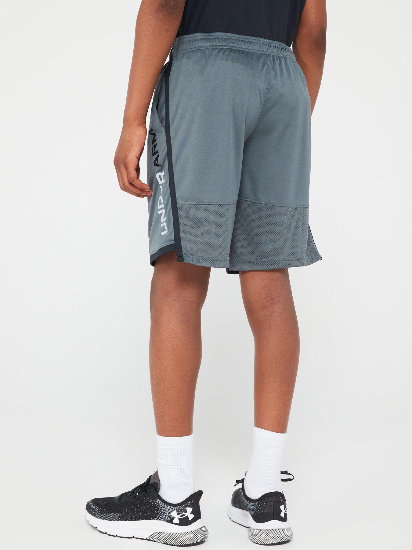 under-armour-older-boysnbspstunt-30-shortsnbsp--greystillFront