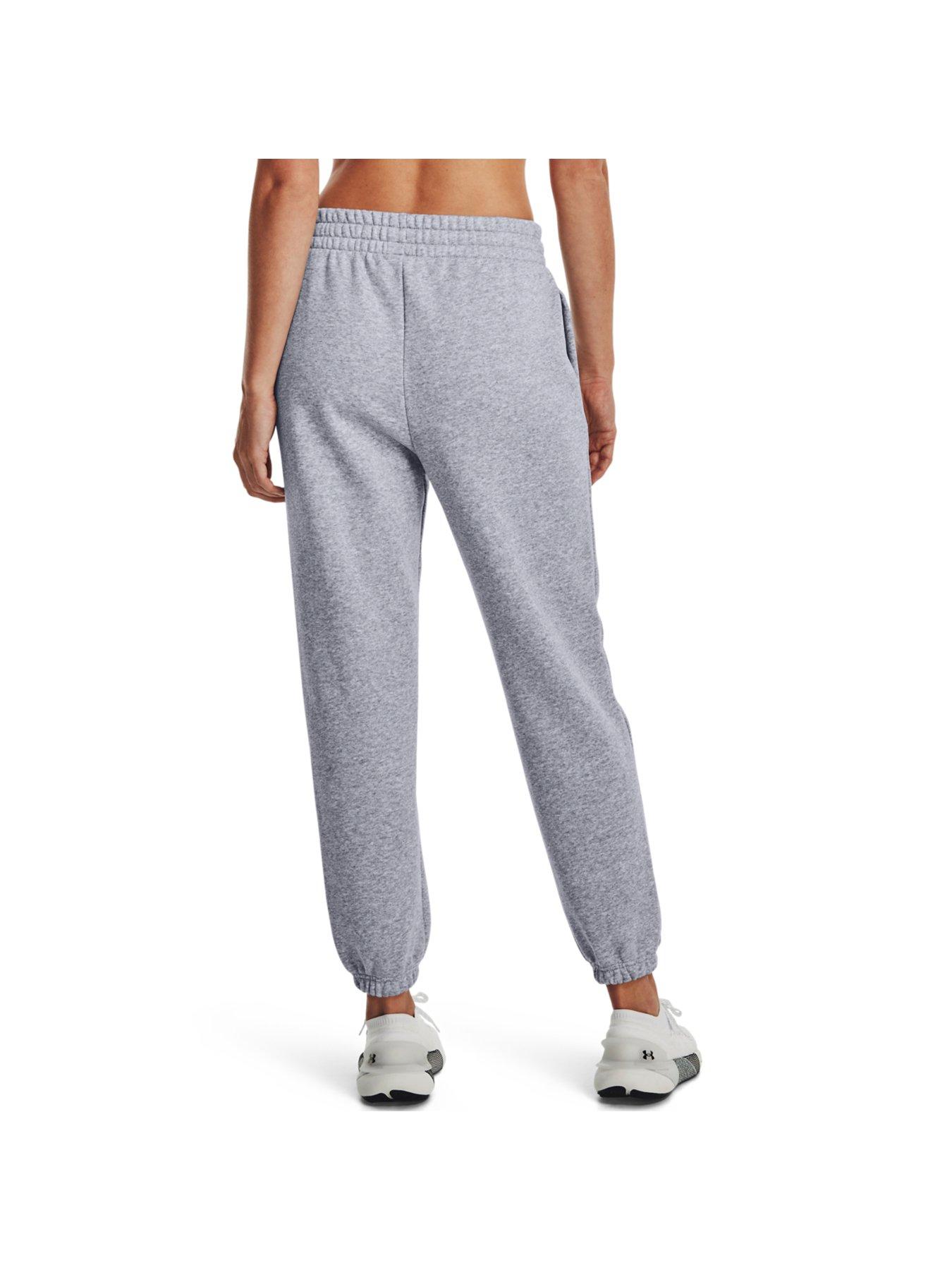 under-armour-womensnbspessential-fleece-joggers-greystillFront