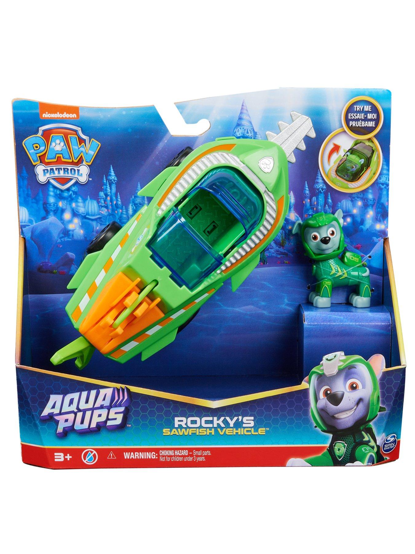 PAW Patrol Aqua Pups, Zuma Transforming Vehicle with Figure for Kids 3 and  up