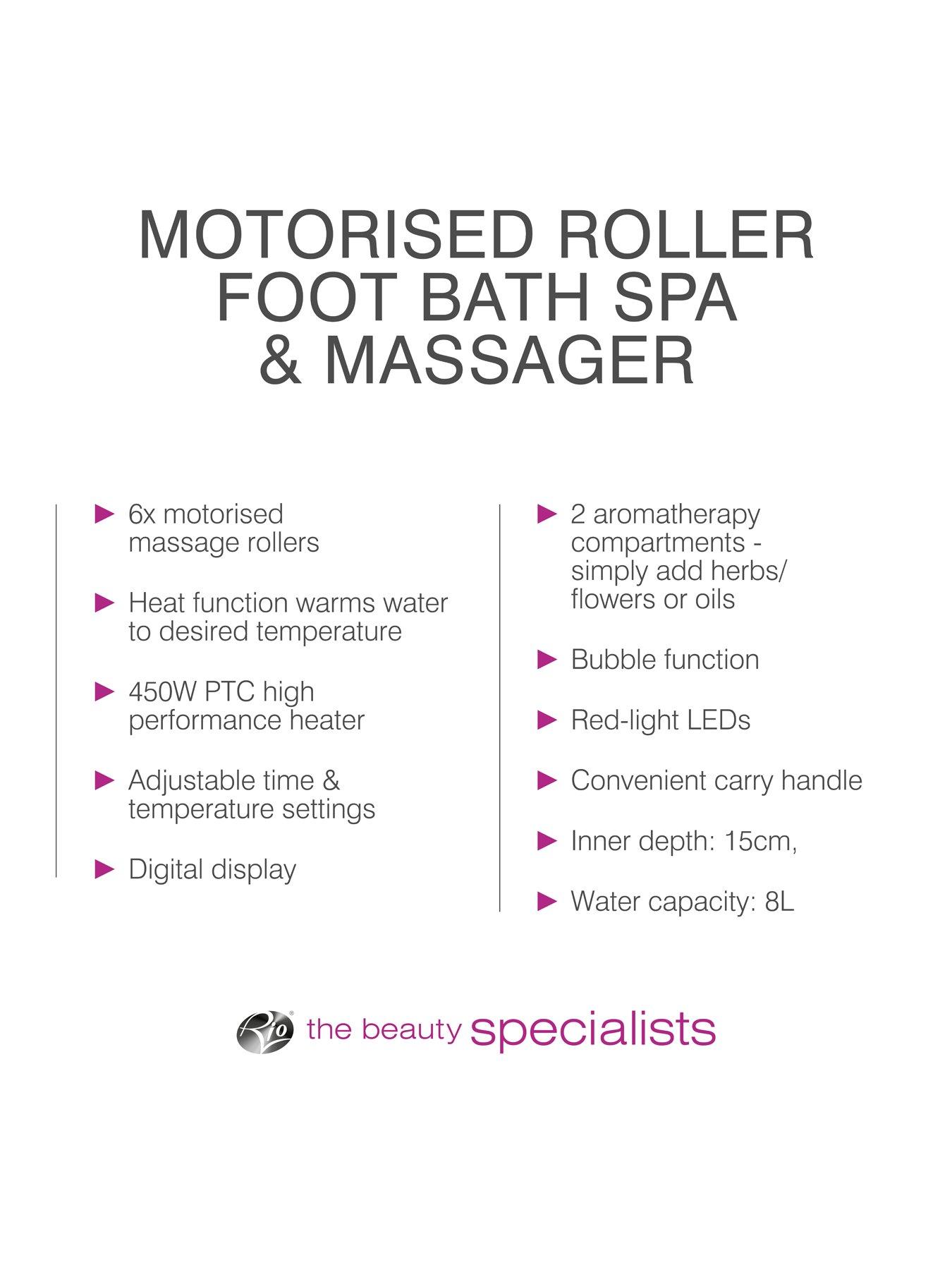 Image 5 of 5 of Rio 6&nbsp;X Motorised Roller Foot Bath Spa &amp; Massager