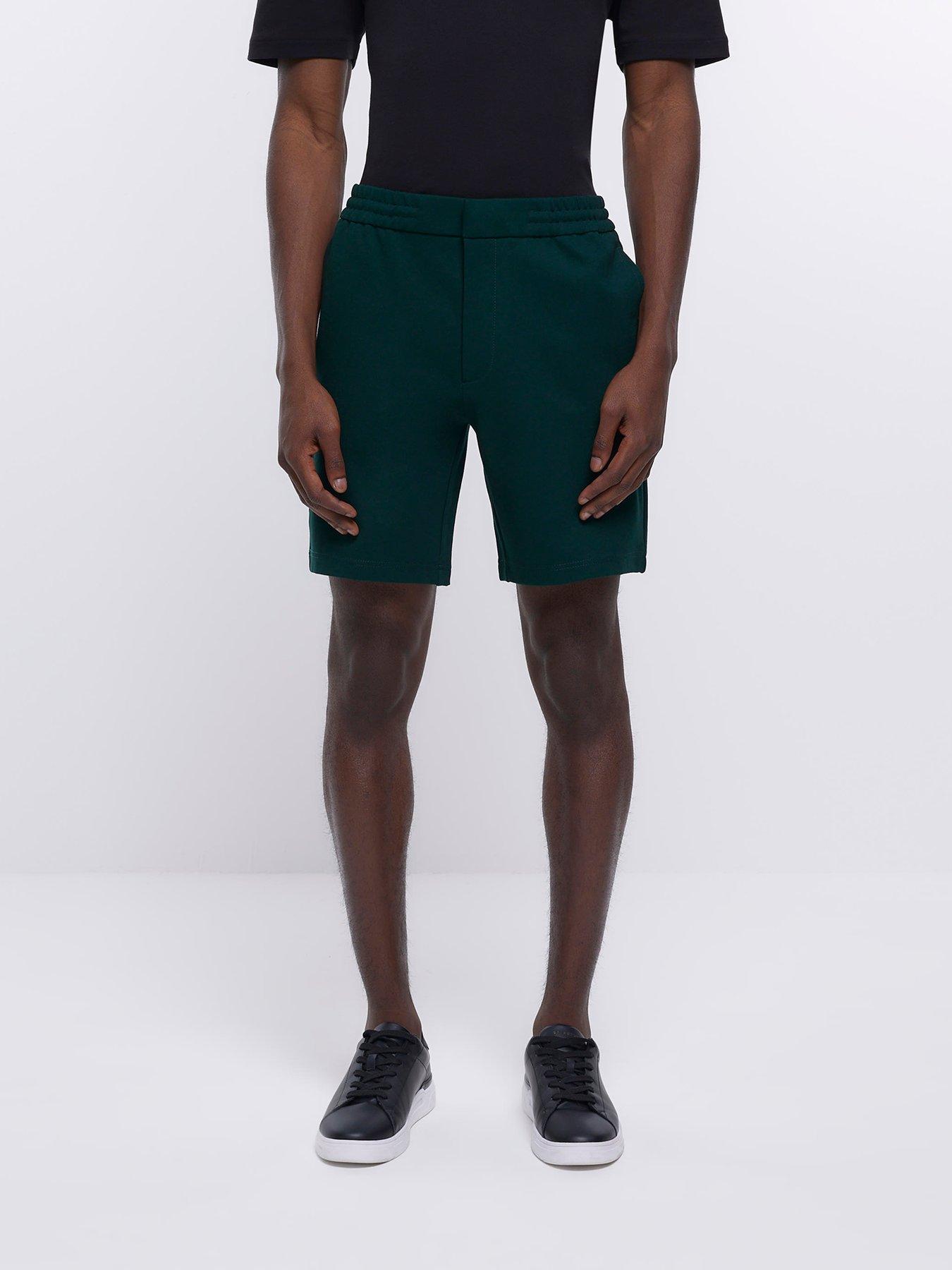 River island hot sale green shorts