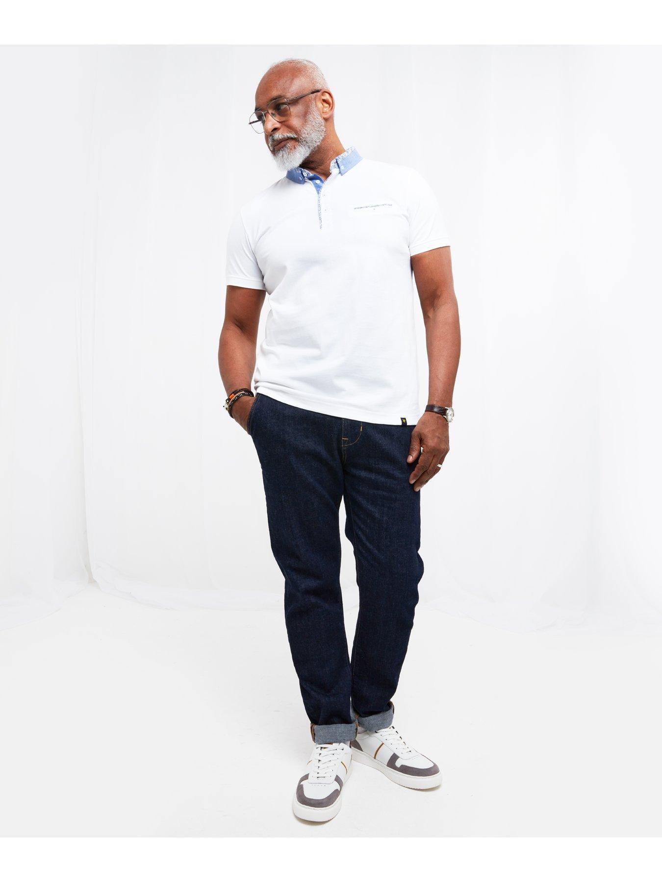 Mens smart polo clearance tops