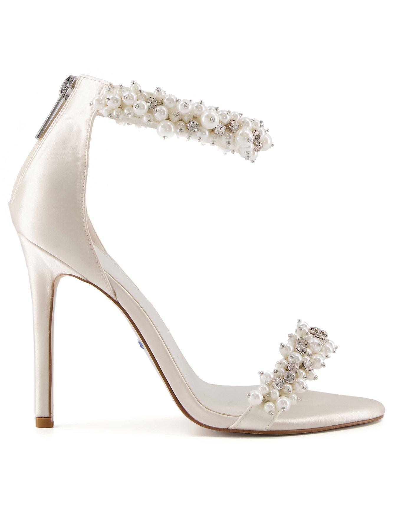 Beaded wedding 2024 sandals