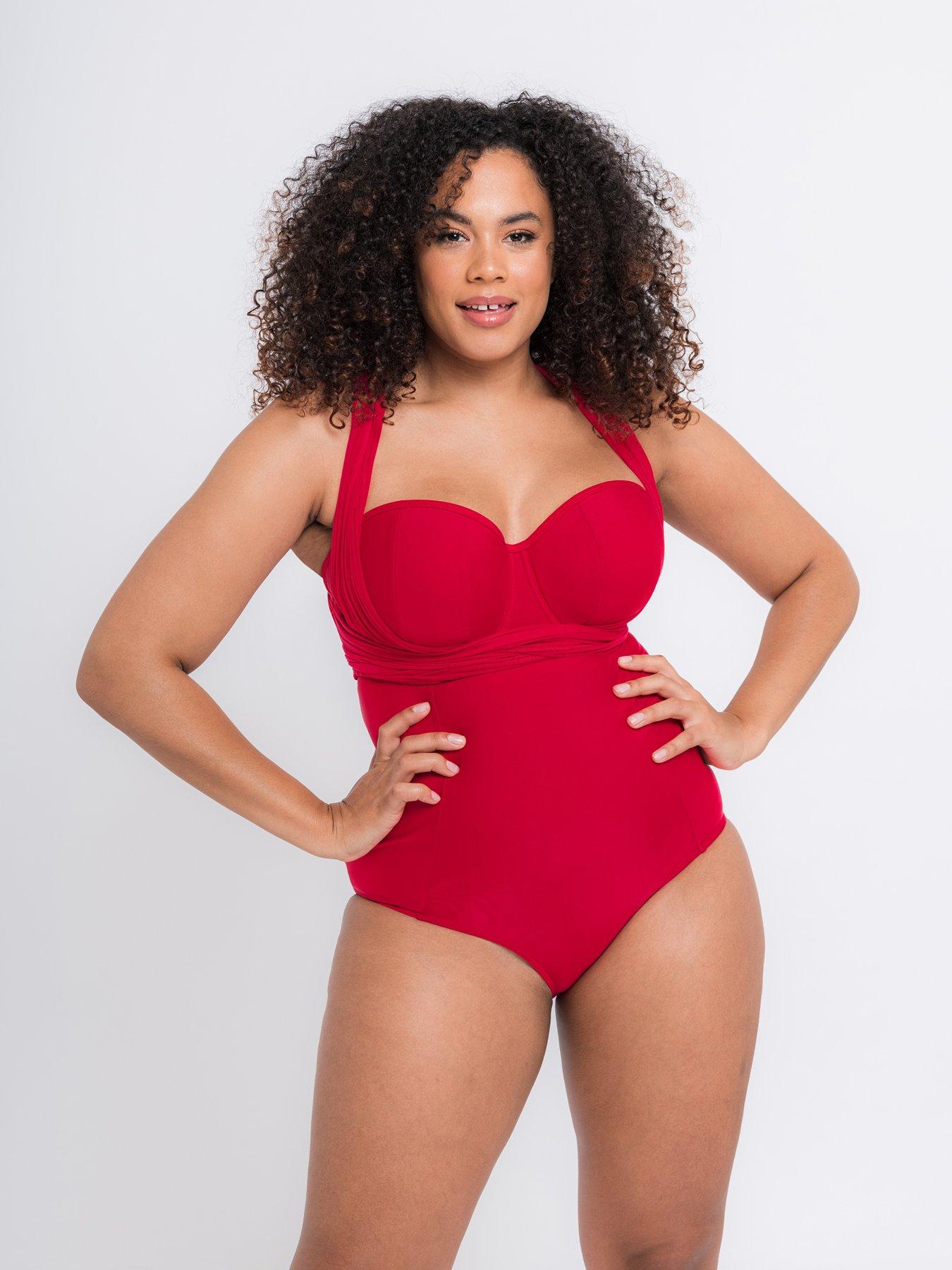 curvy-kate-curvy-kate-wrapsody-bandeau-swimsuit-red