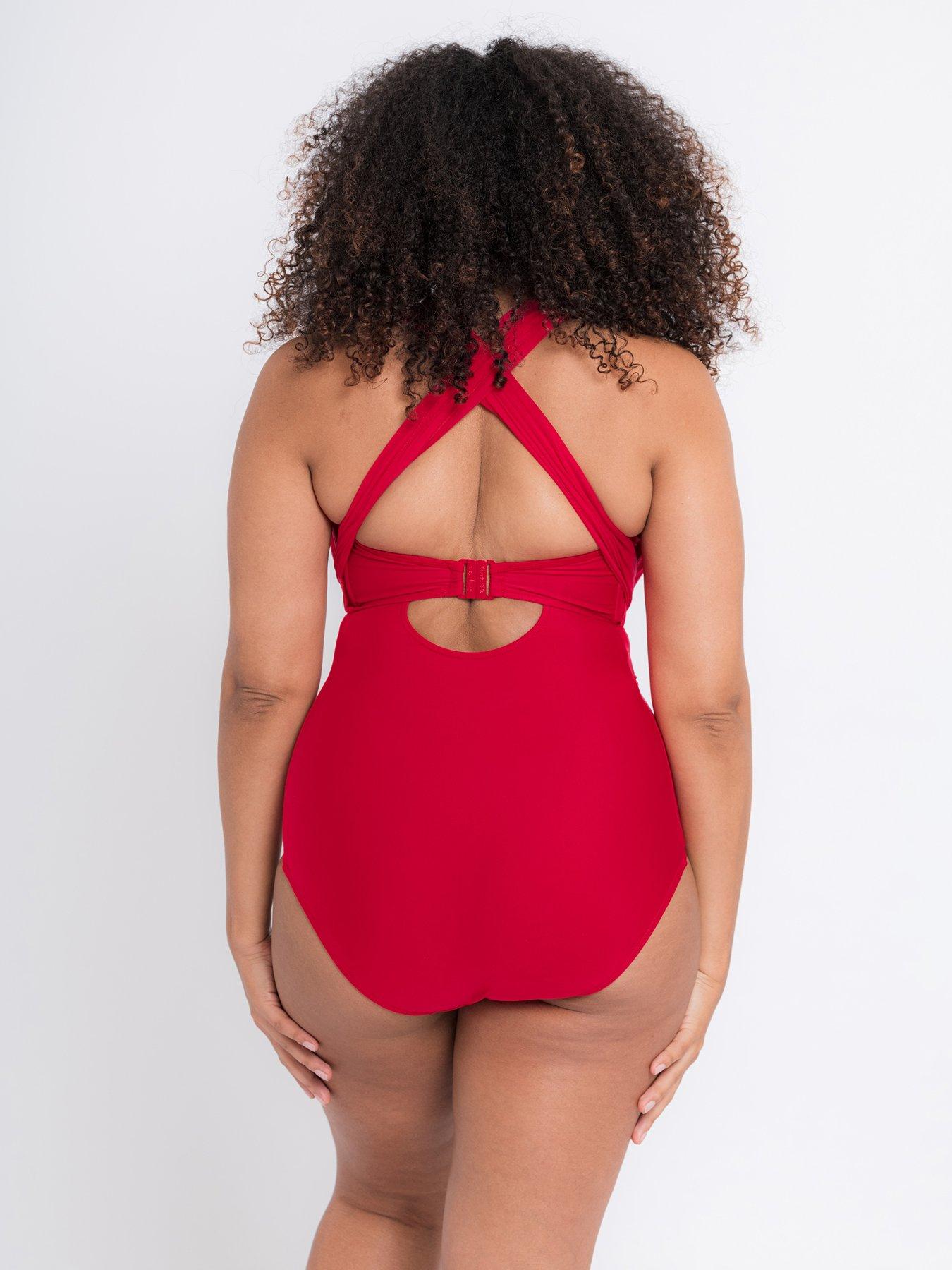 curvy-kate-curvy-kate-wrapsody-bandeau-swimsuit-redstillFront