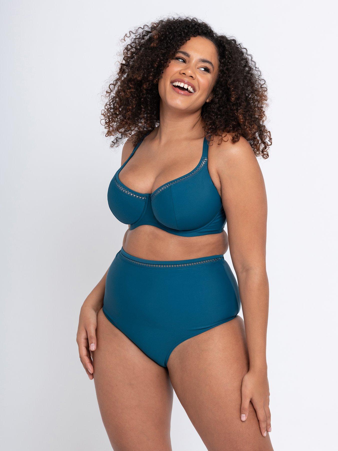 Curvy Kate Curvy Kate First Class Balcony Bikini Top Deep Teal