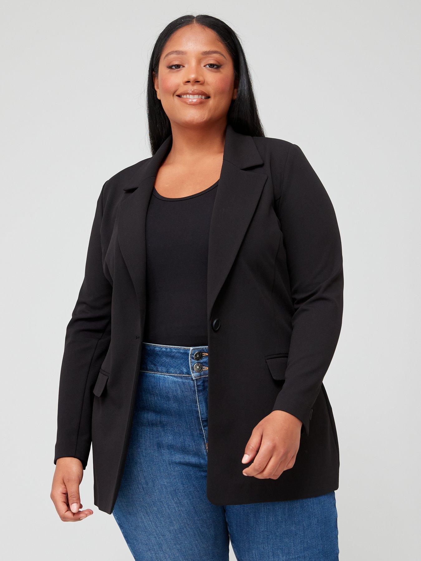 Yours Plus Size Curve Black Basic Zip Through Hoodie Size 12 | Women's Plus Size and Curve Fashion