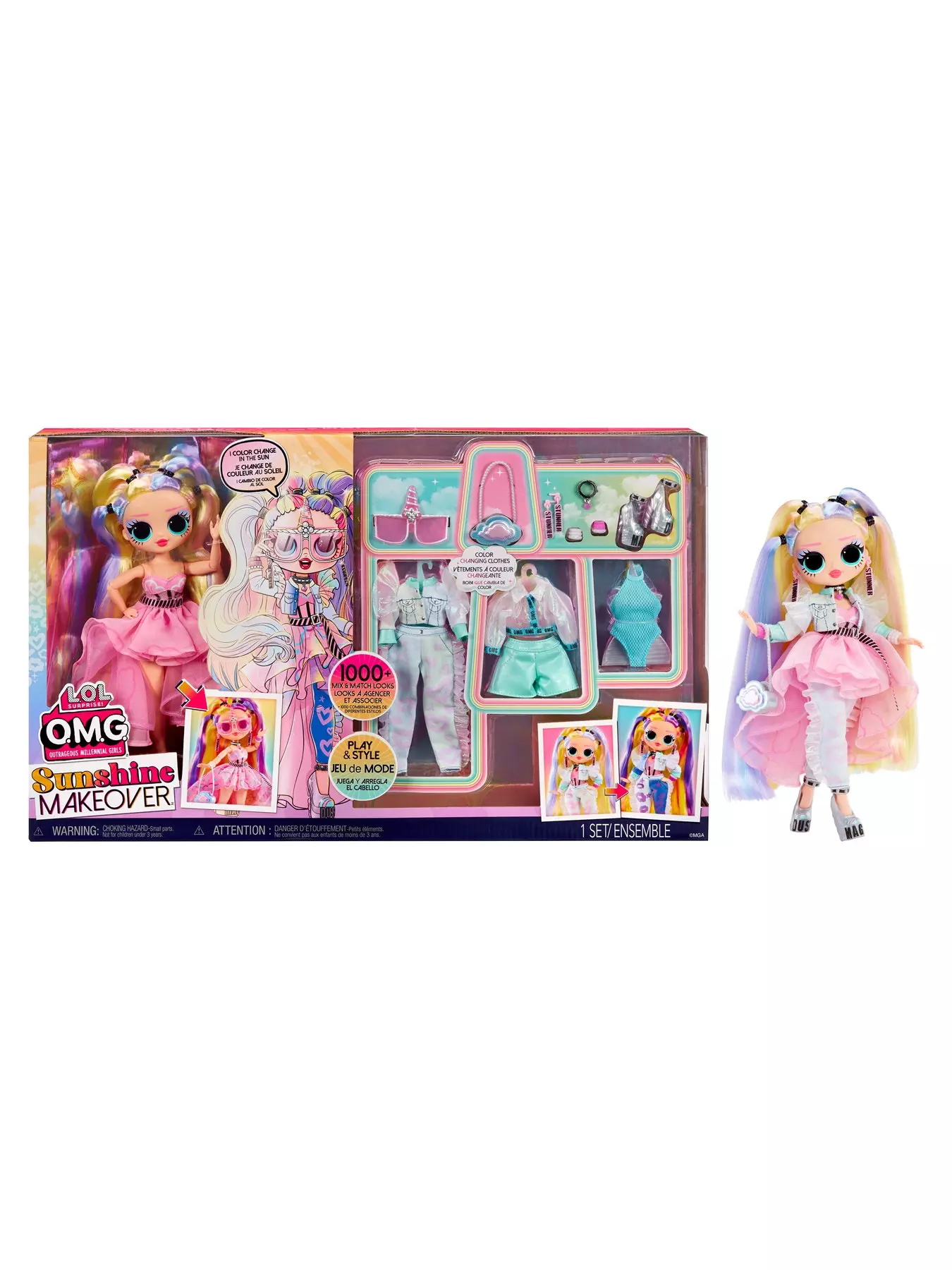 LOL Surprise OMG Sports Fashion Doll Kicks Babe with 20 Surprises – Great  Gift for Kids Ages 4+