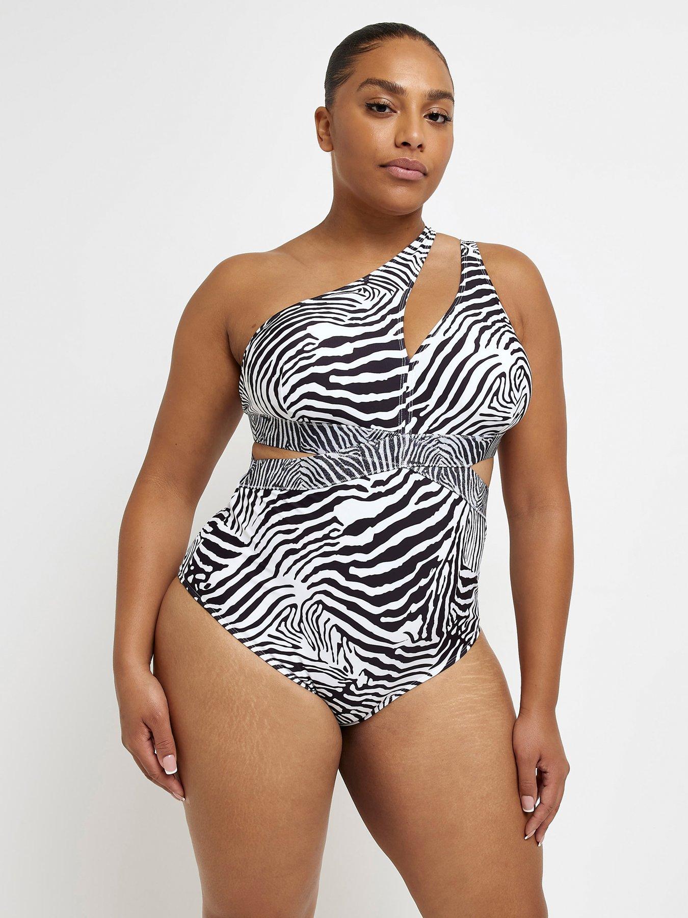 river island plus swimwear