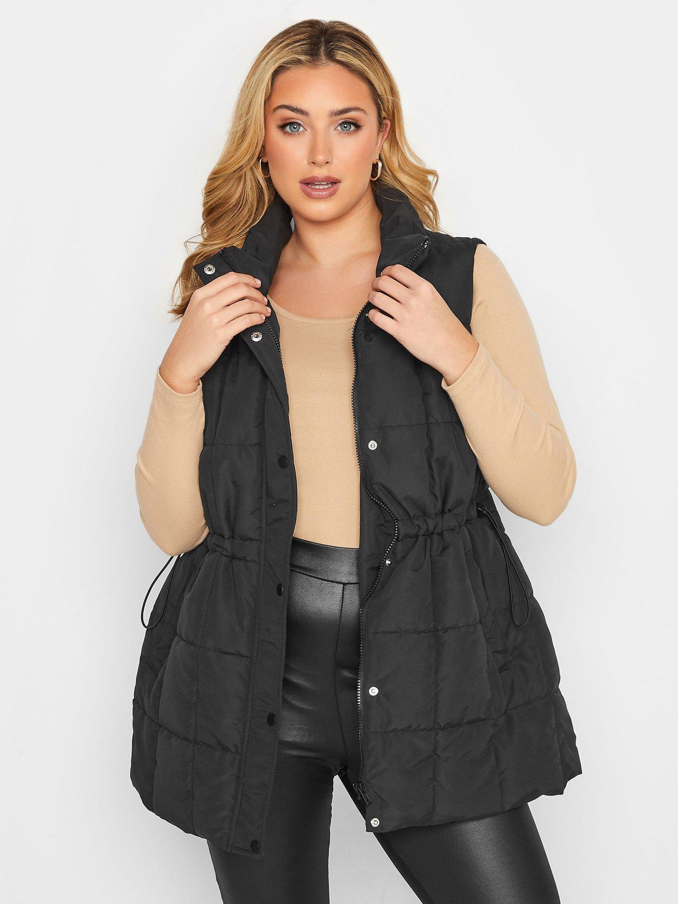 yours-yours-lightweight-quilted-gilet-blackfront