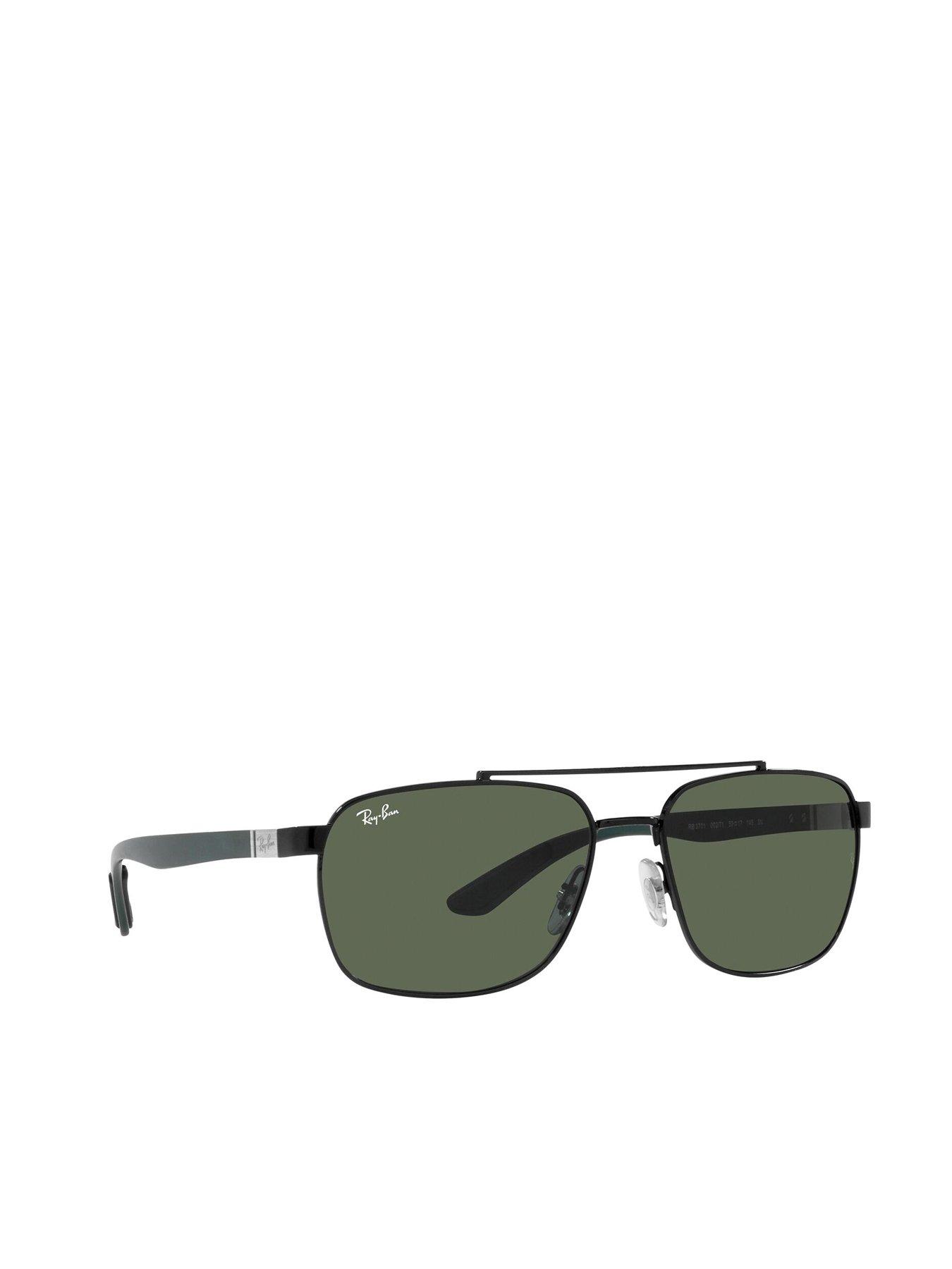 Ray-Ban RB3701 Asian Fit 002/71 Men's Sunglasses Black Size 59