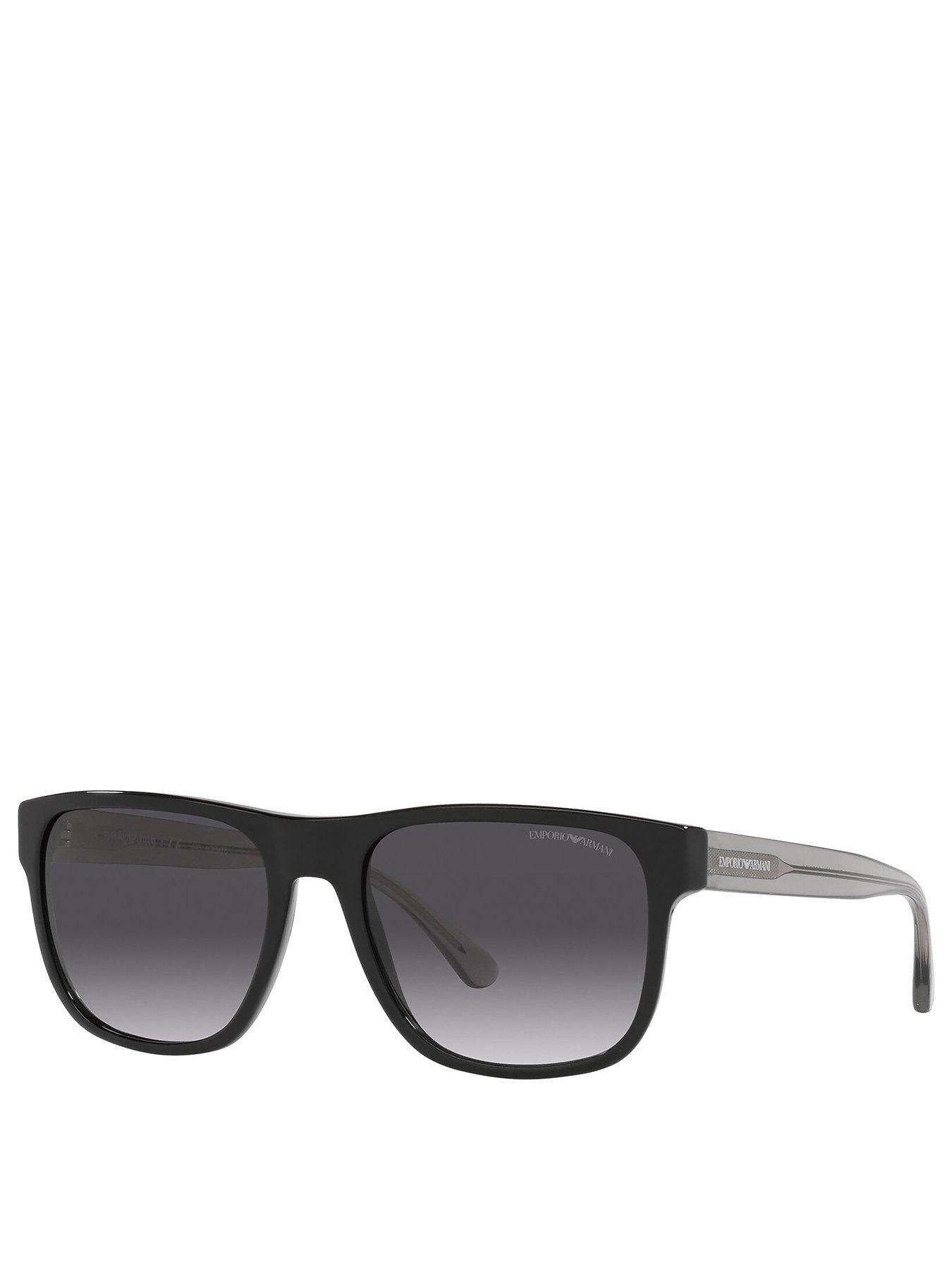 Emporio Armani Emporio Armani 0EA4163 Rectangle Sunglasses - Grey