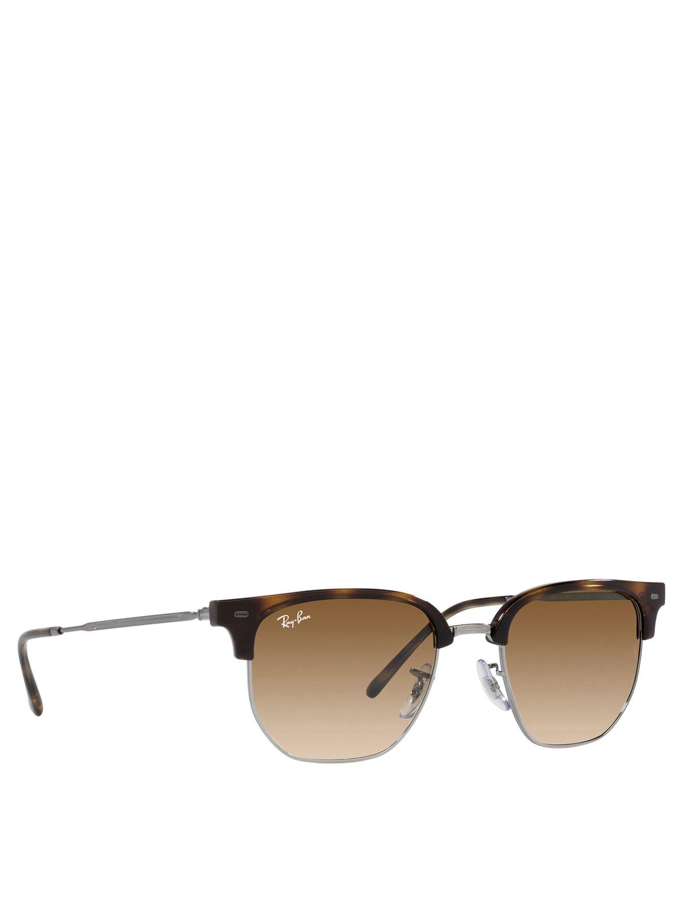 ray-ban-new-clubmaster-sunglasses-brown