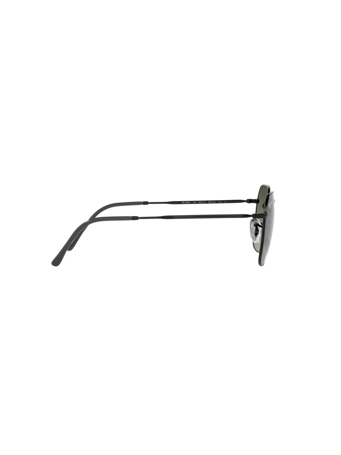 Image 4 of 4 of Ray-Ban Jim Hexagon Metal Frame Sunglasses - Black