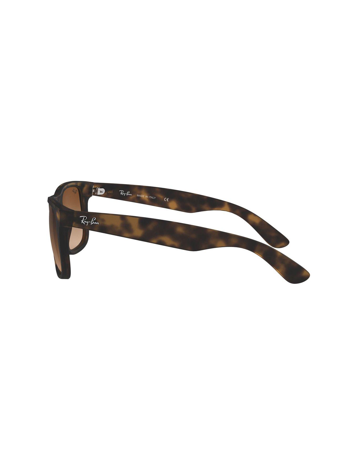 Image 4 of 4 of Ray-Ban Justin 0RB4165 Square Sunglasses - Brown