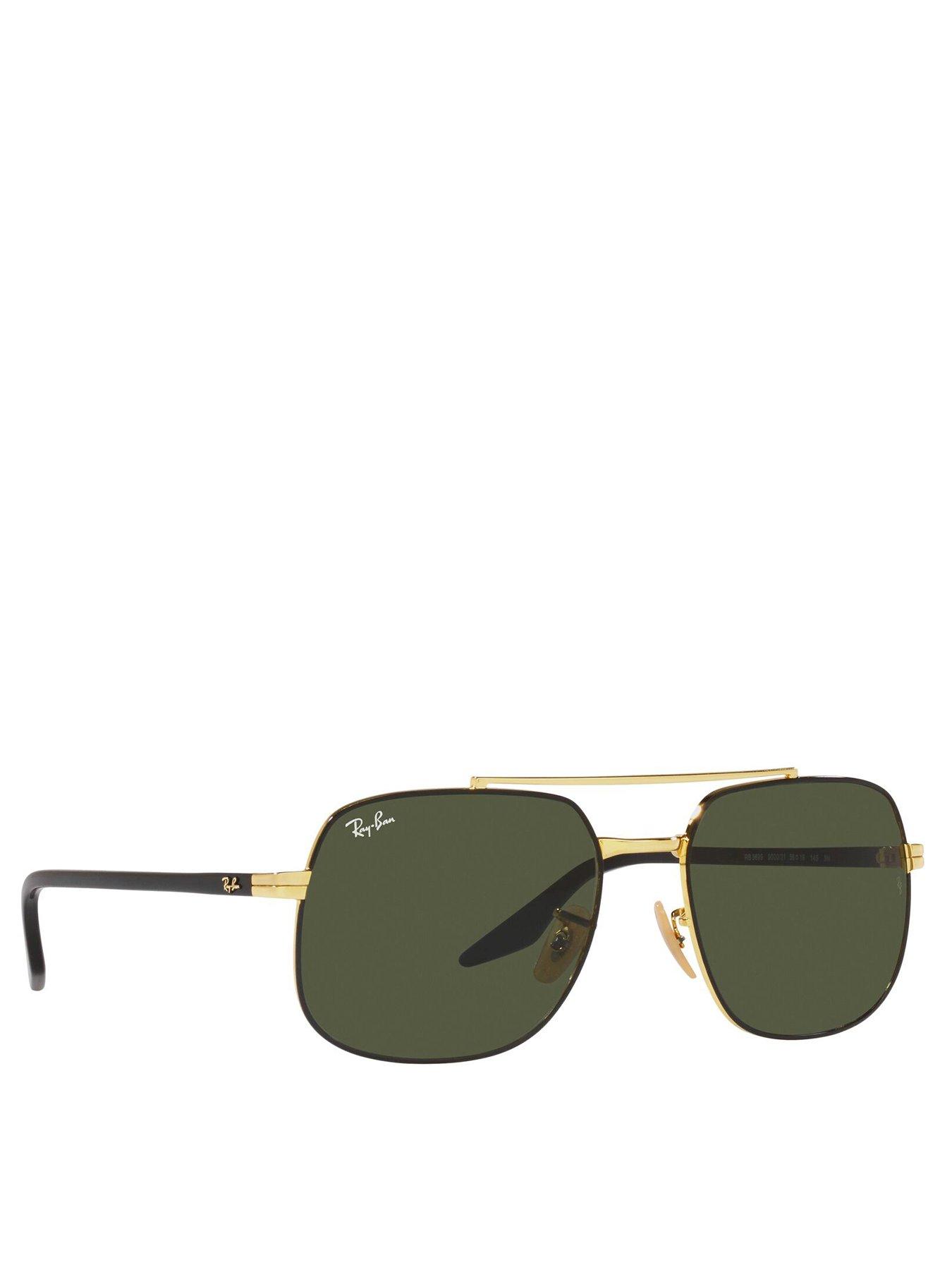 undefined Oversized Aviator Sunglasses - Black