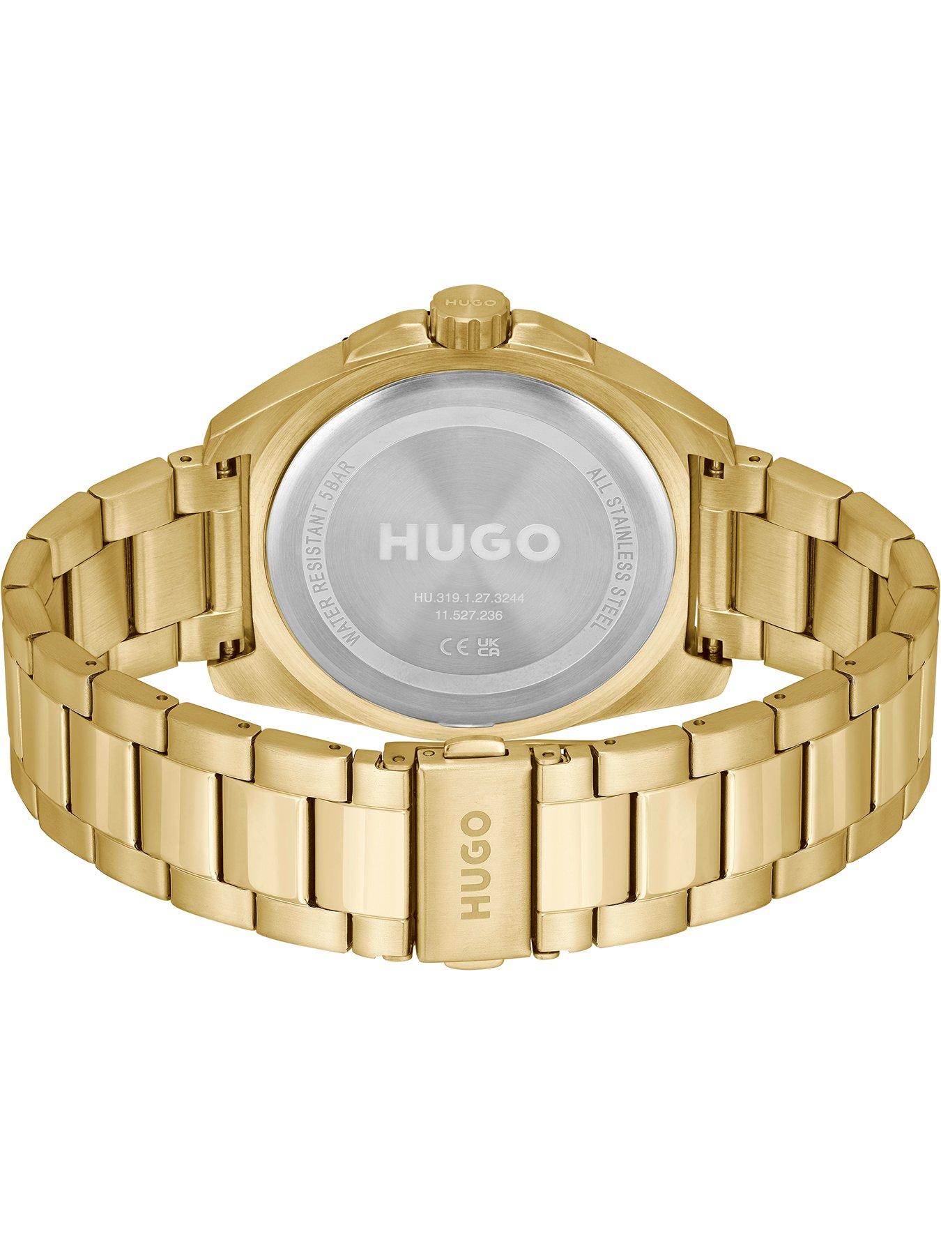 hugo-gents-visit-gold-ip-bracelet-watchback