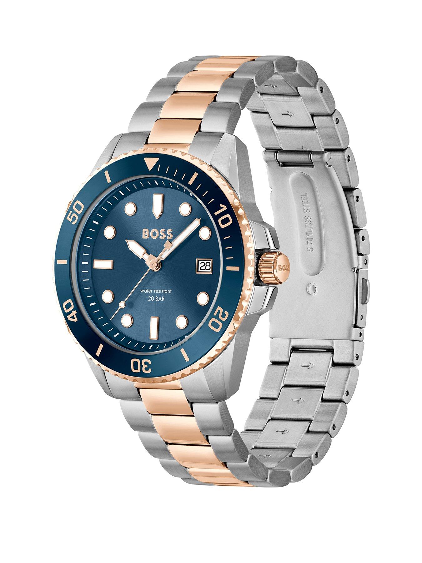 boss-gents-ace-two-tone-watch-multistillFront