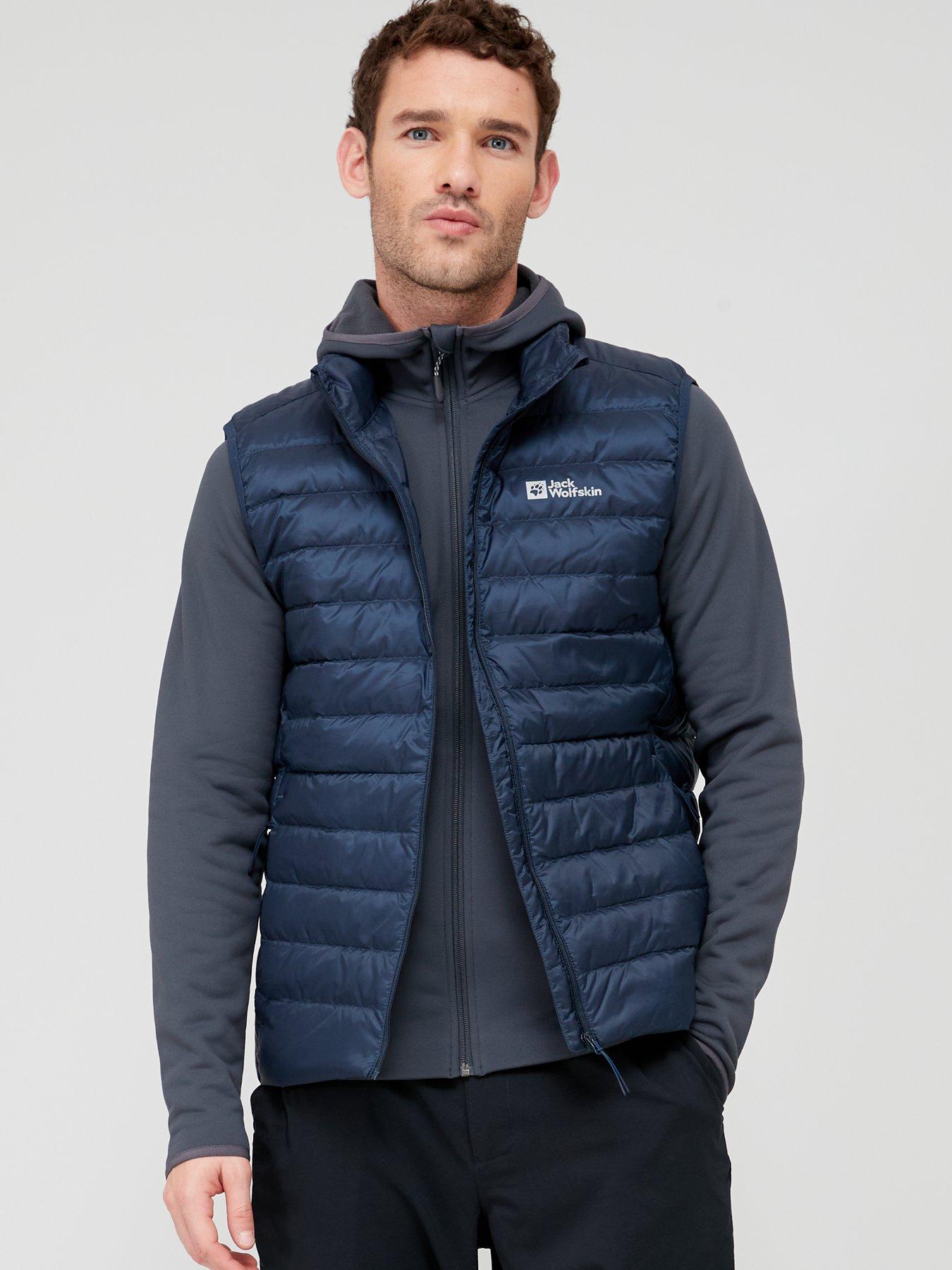 Navy store down vest