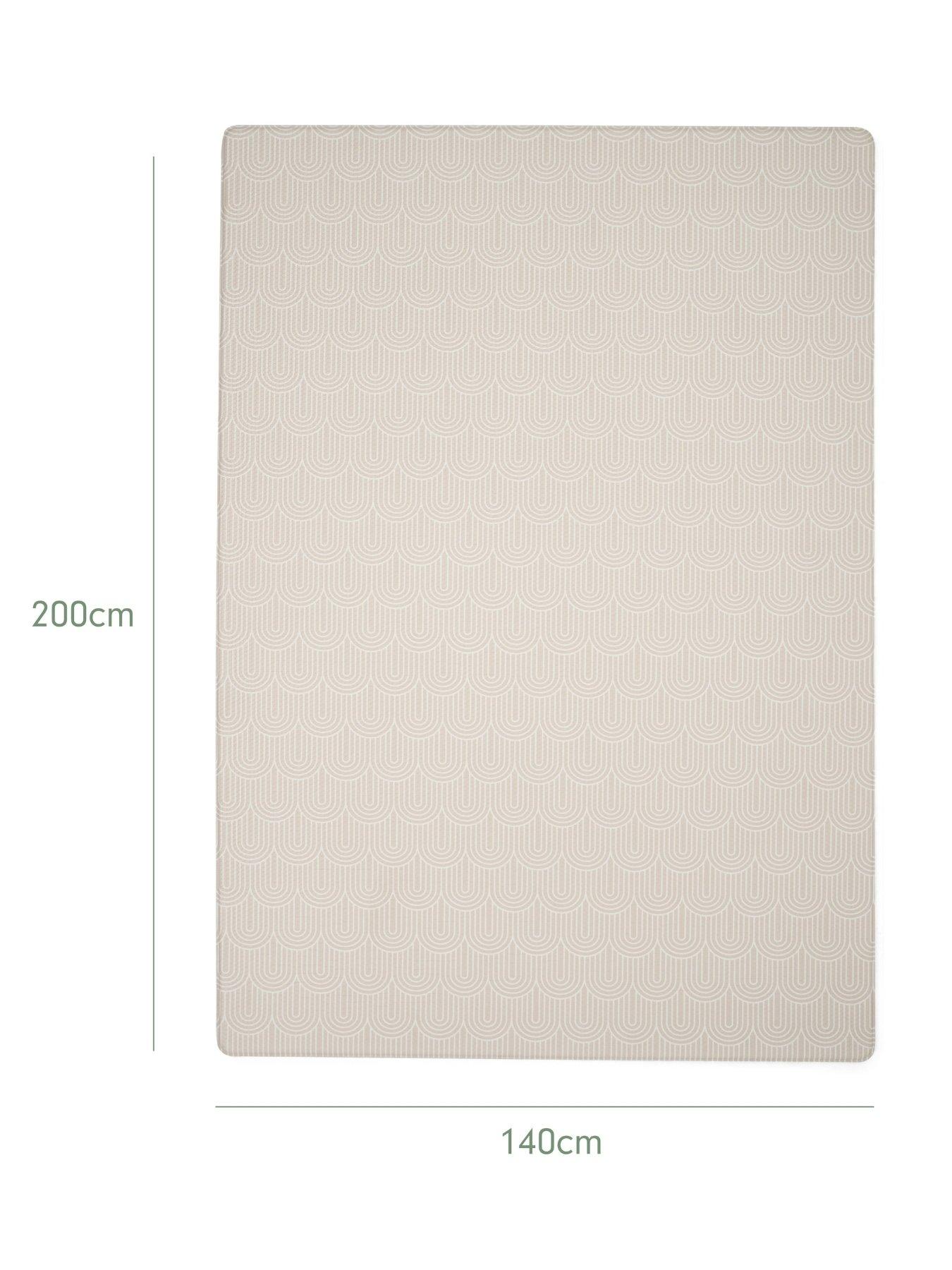 Image 6 of 6 of Tutti Bambini Luxury XL Reversible Playmat (200 x 140 cm) - Cathedral &amp; Dash - Grey