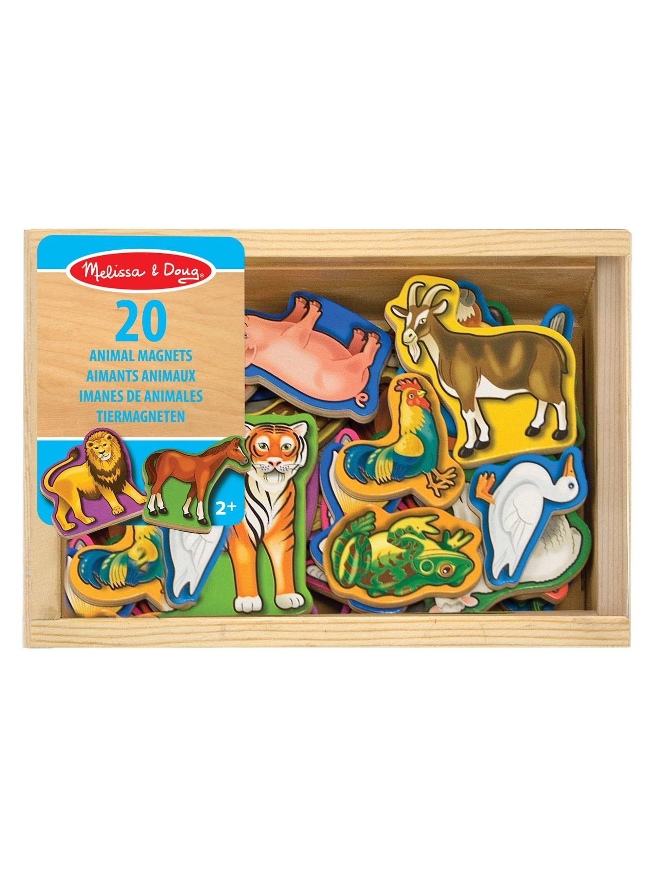 Image 2 of 6 of Melissa & Doug Wooden Animal Magnets