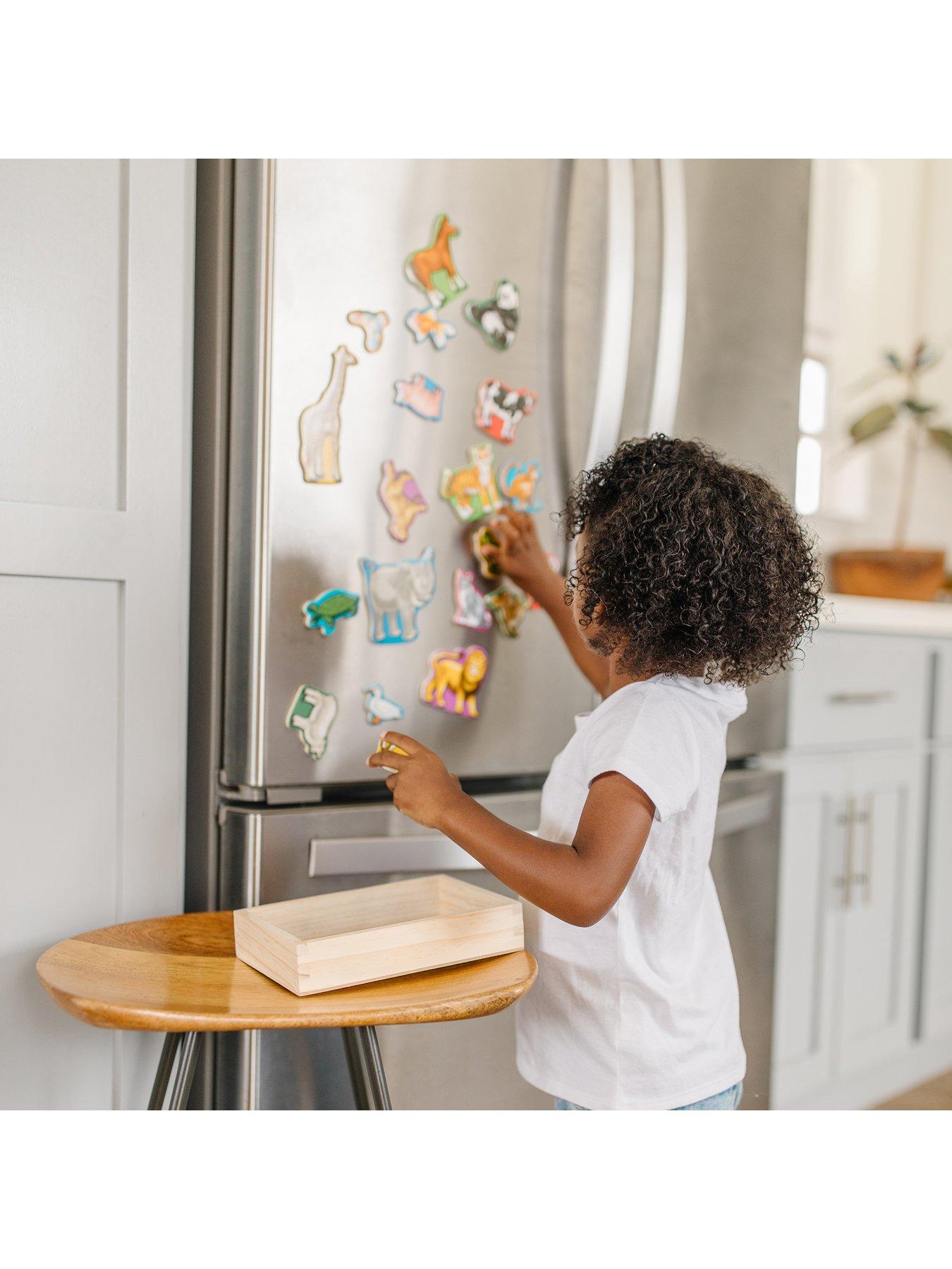 Image 4 of 6 of Melissa & Doug Wooden Animal Magnets