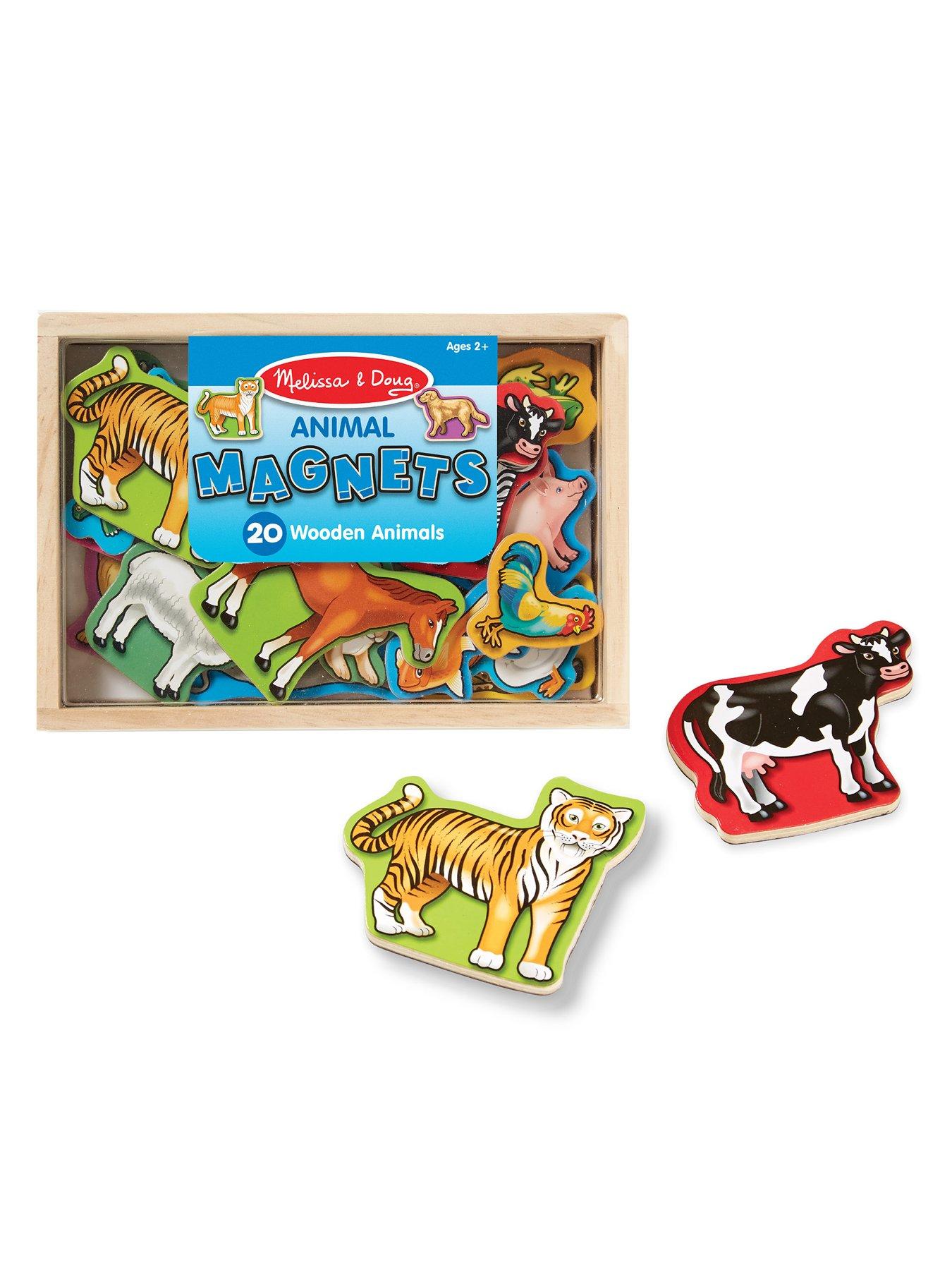 Image 6 of 6 of Melissa & Doug Wooden Animal Magnets